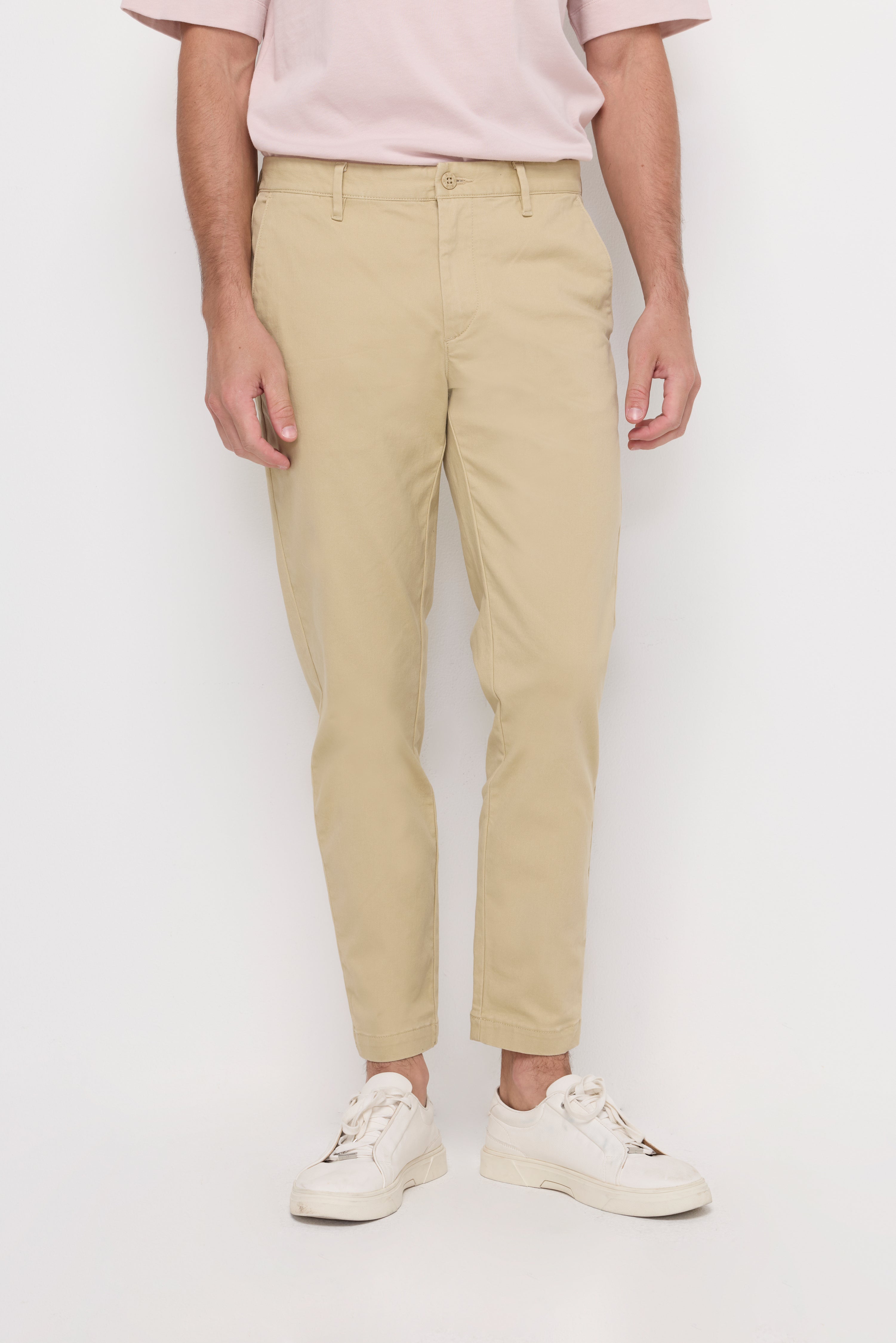 Chino Ankle Trousers Beige