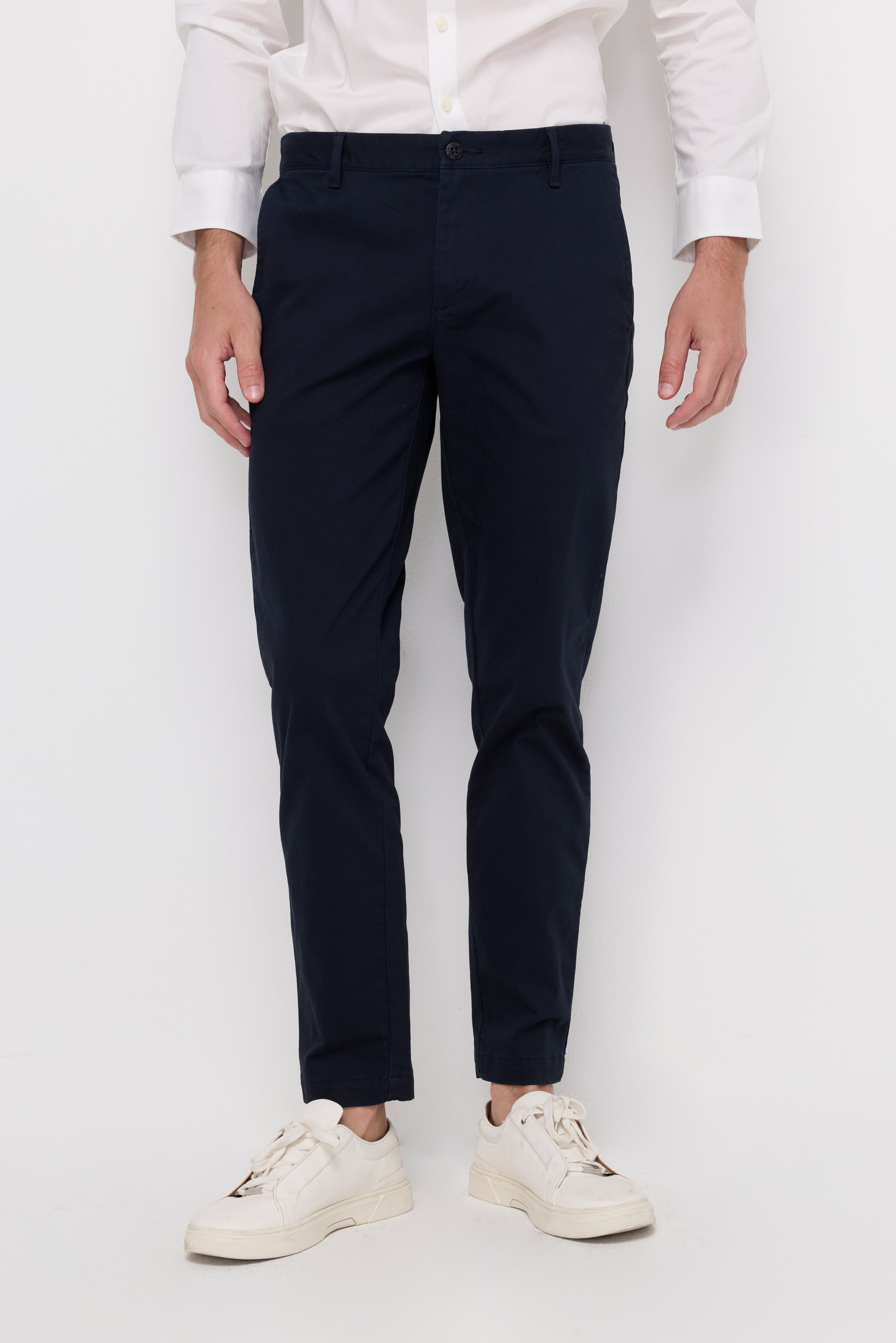 Chino Ankle Trousers Navy