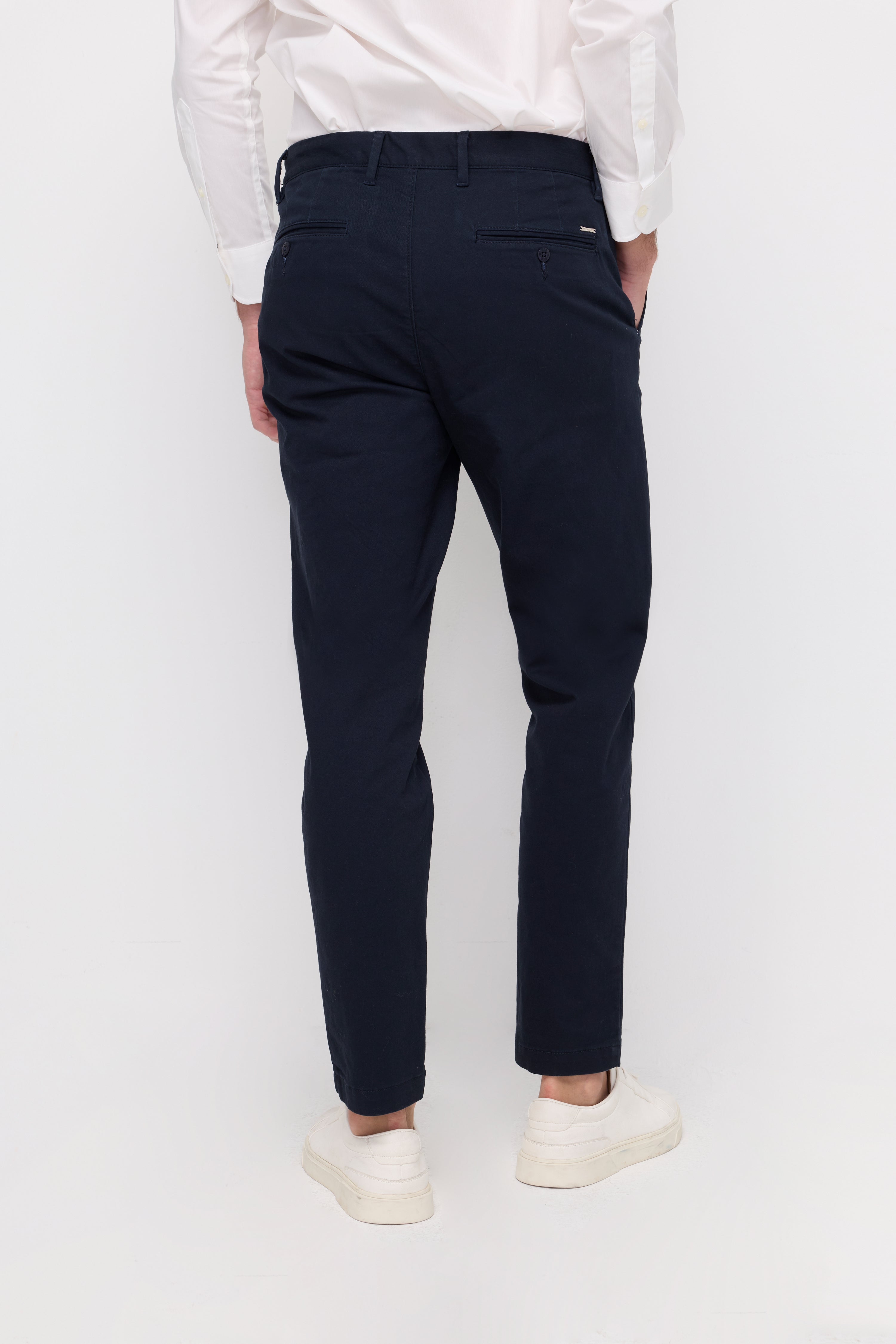 Chino Ankle Trousers Navy