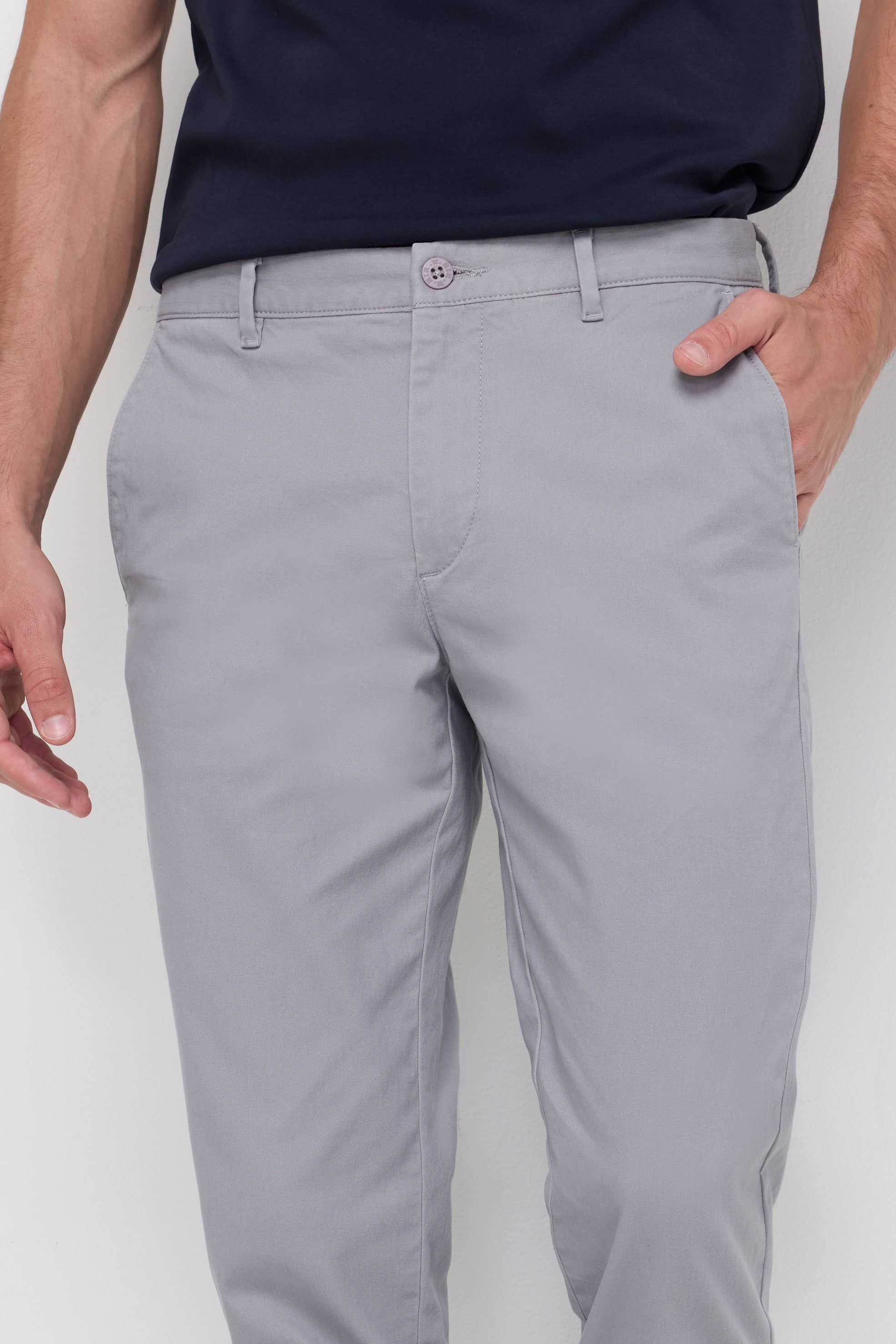 Chino Ankle Trousers Grey