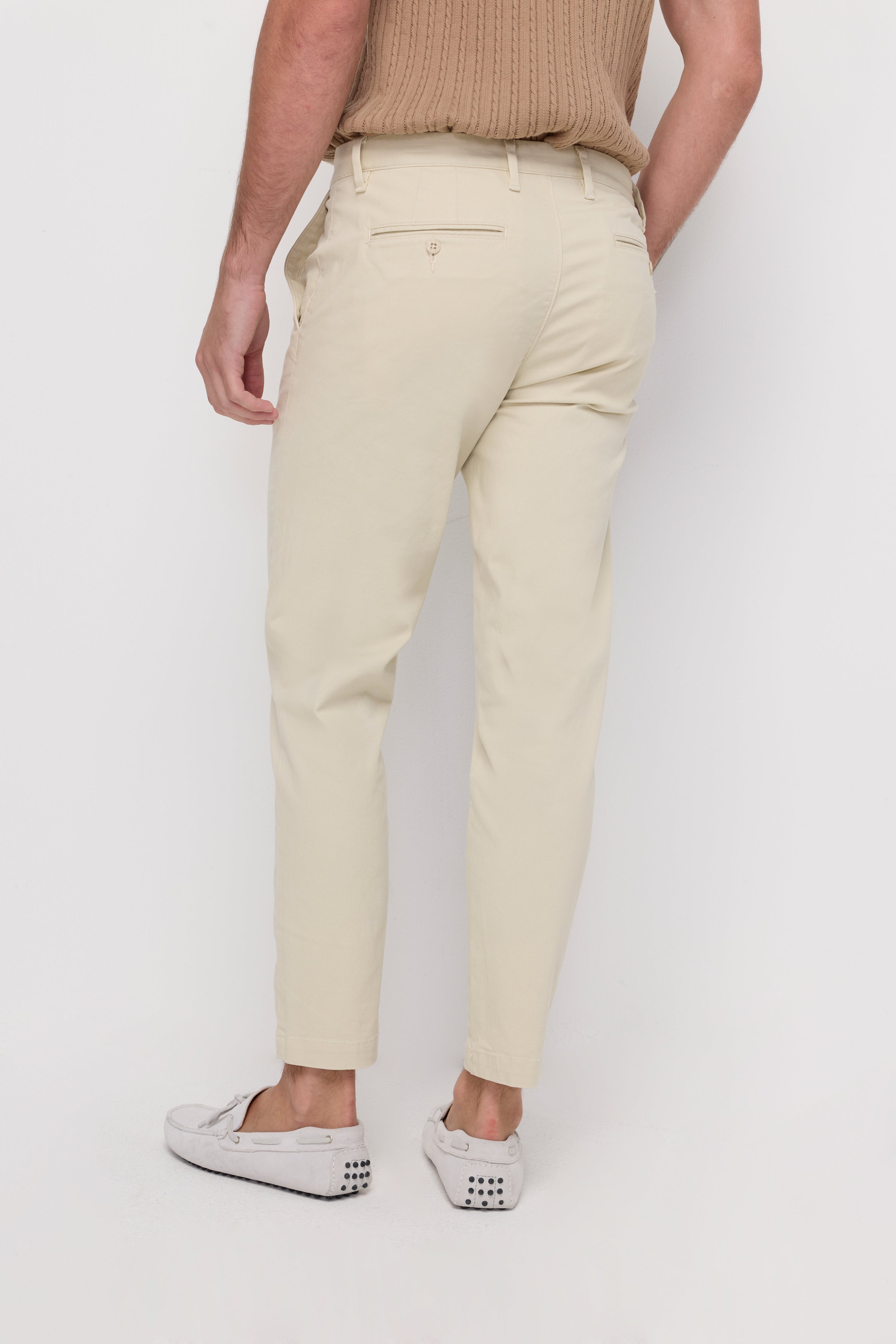 Chino Ankle Trousers Cream