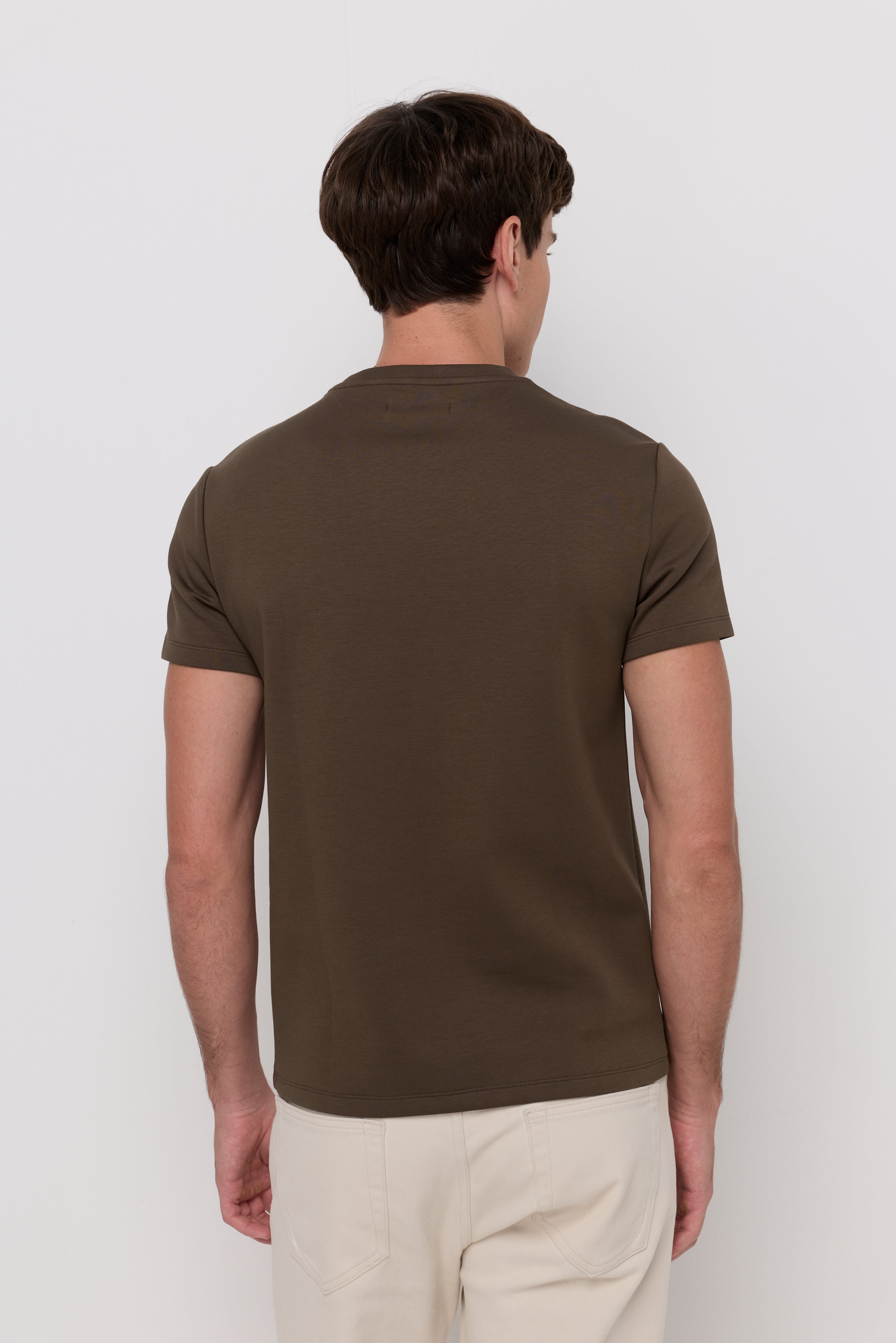 Regatta Logo Embroidered T-Shirt Dark Brown