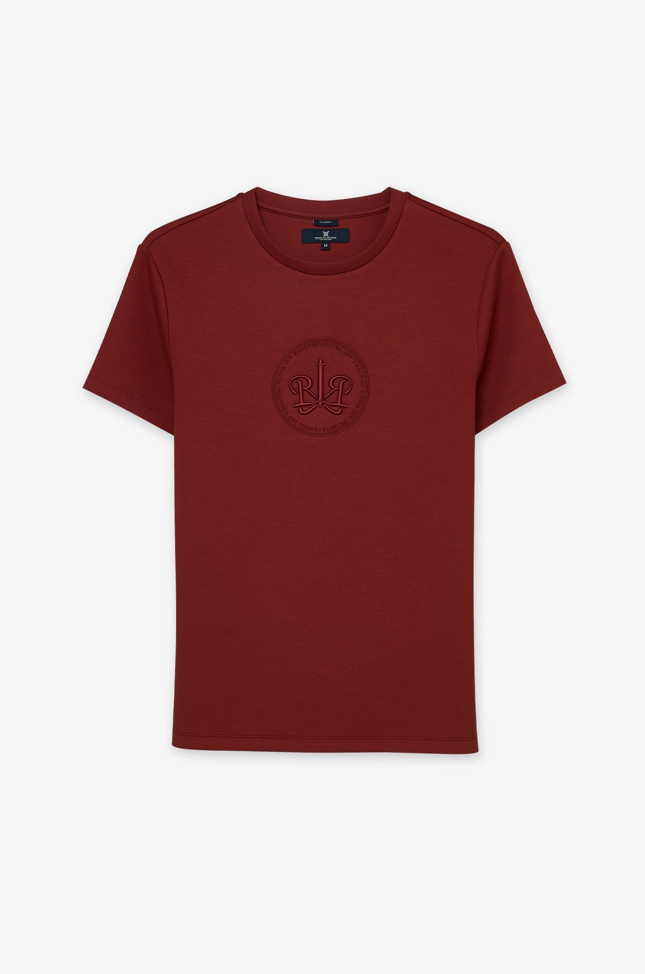 Embroidered Crest T-Shirt Red