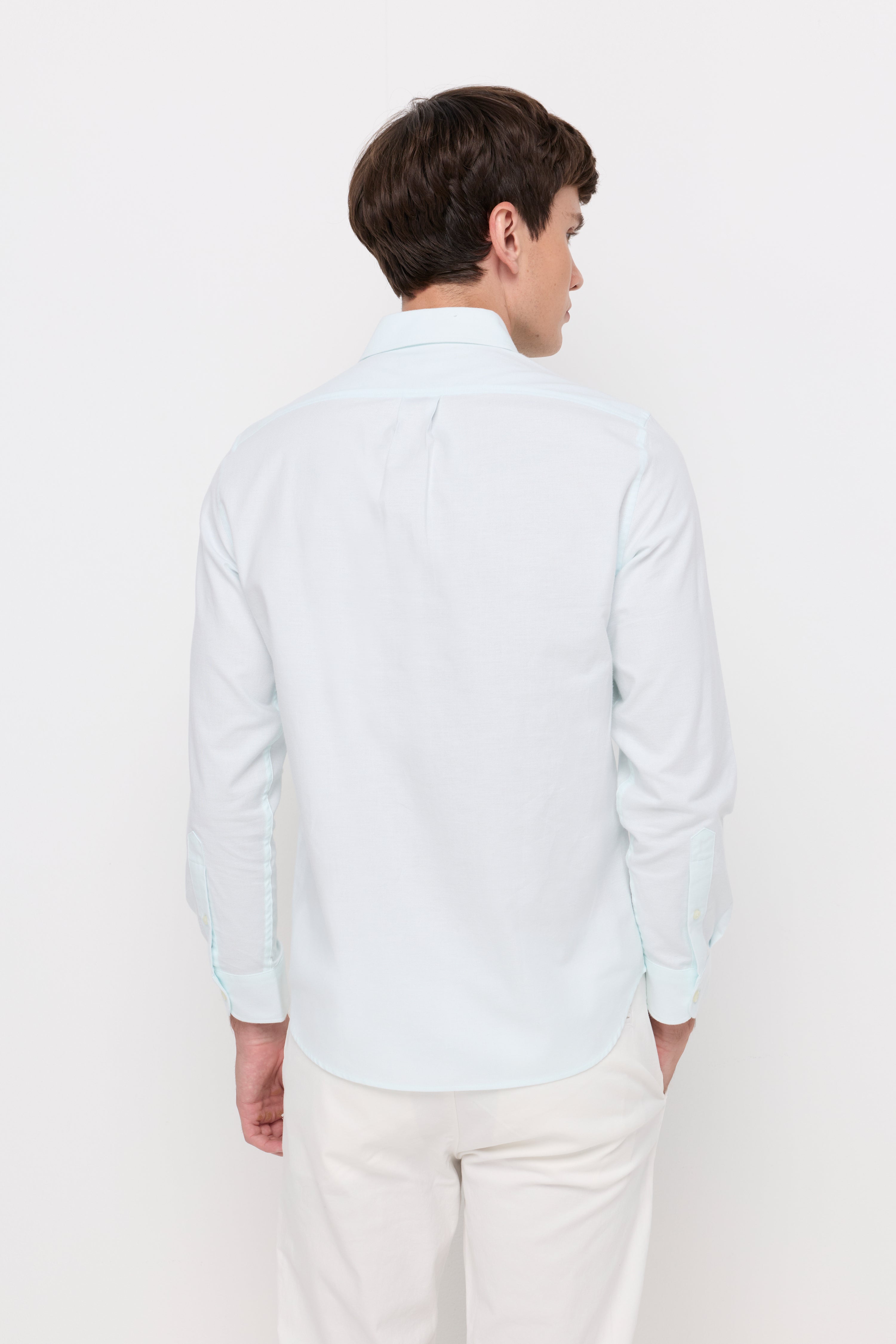 Classic Refined Cotton Shirt Blue