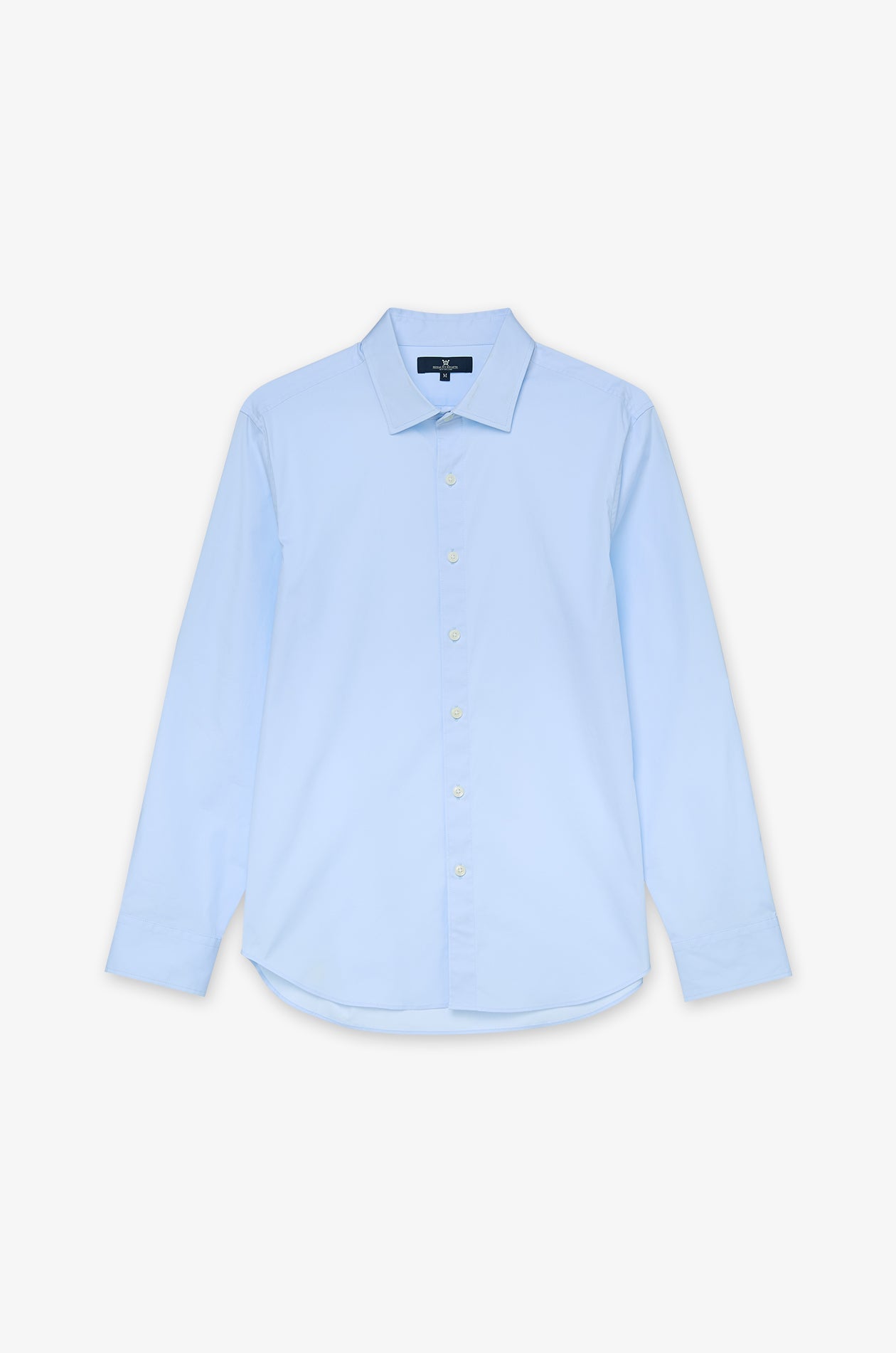 Classic Refined Cotton Shirt Light Blue