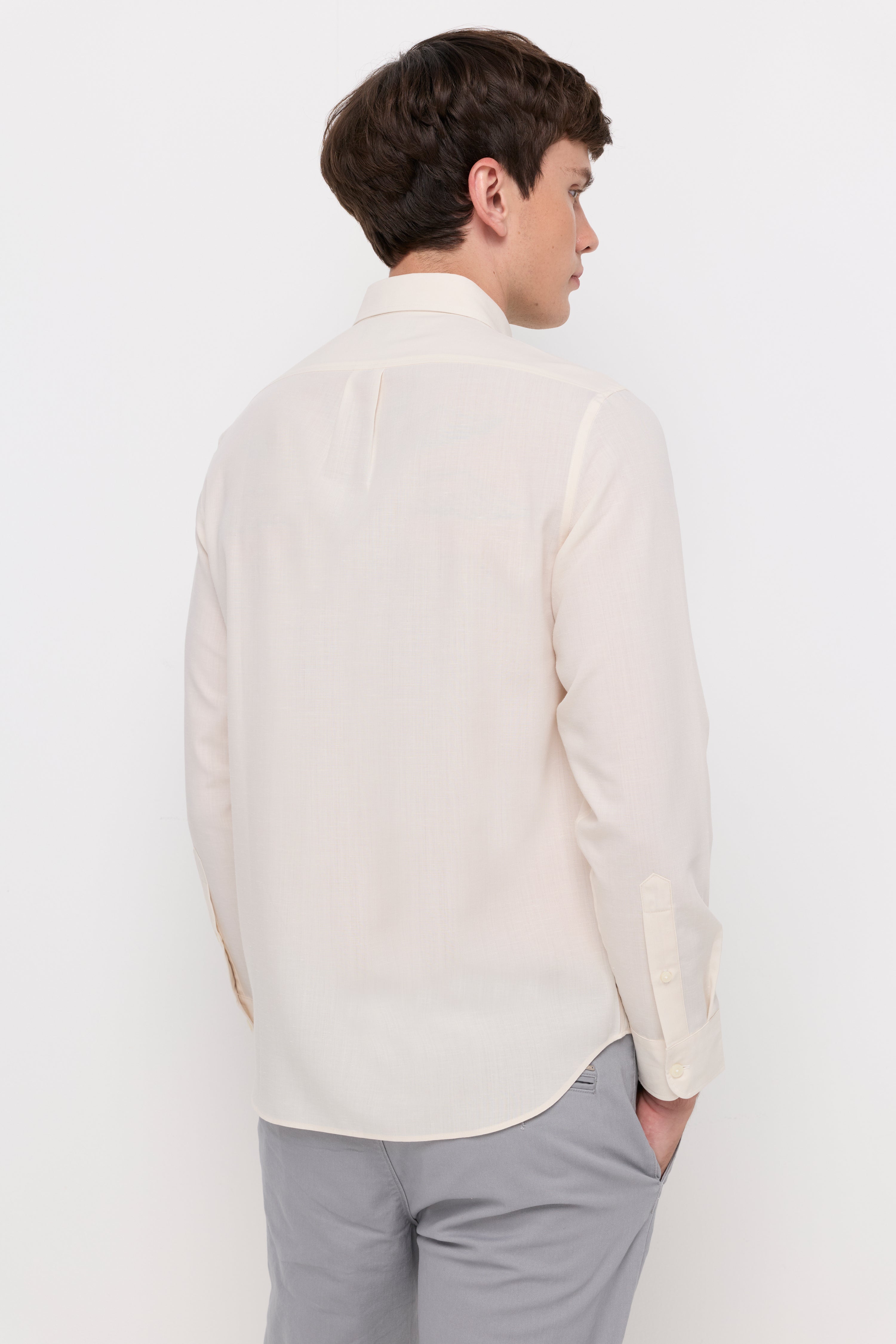 Heritage Cotton Shirt Beige