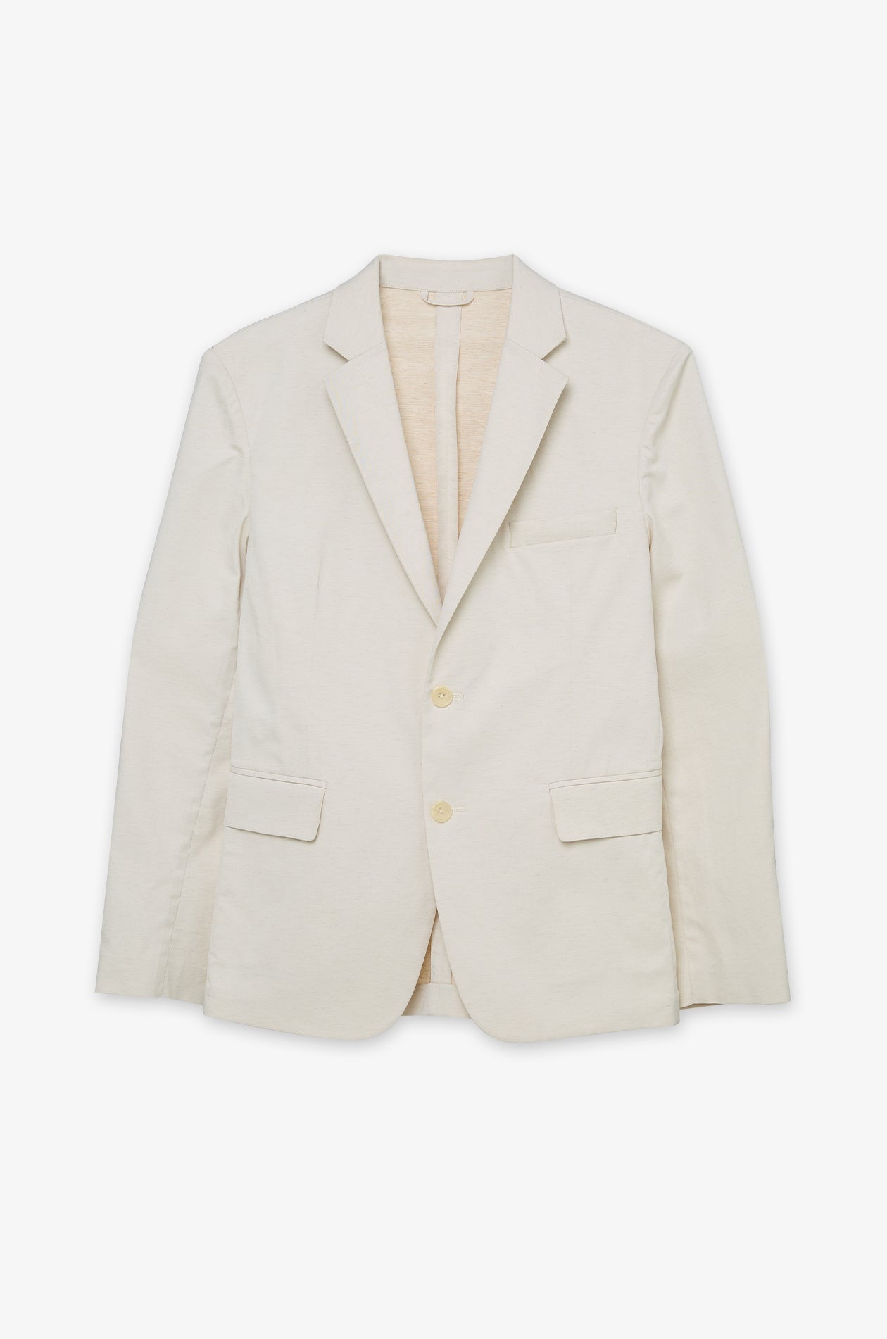Textured Tailored Blazer Light Beige