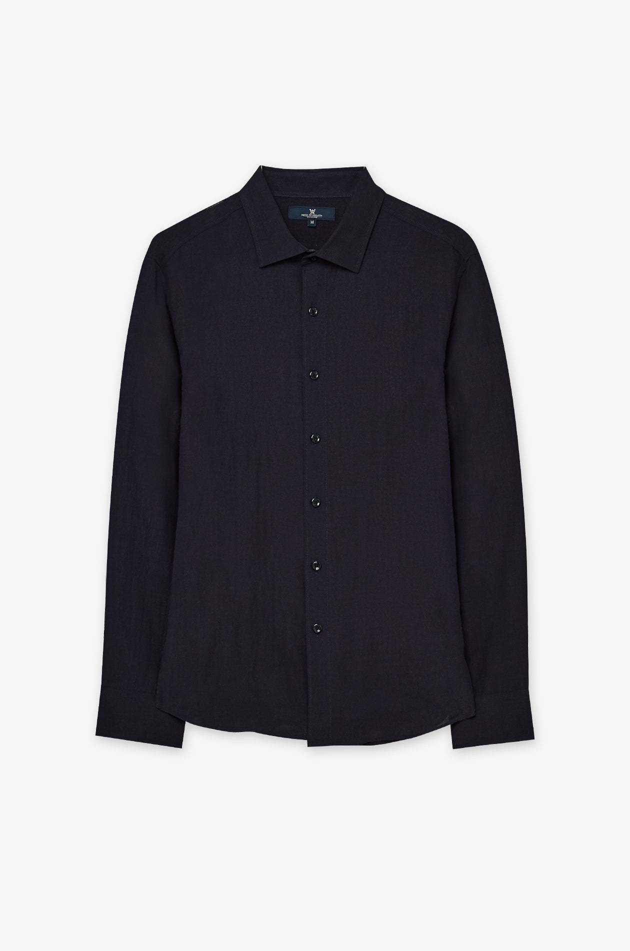Soft Knit Long Sleeve Shirt Navy
