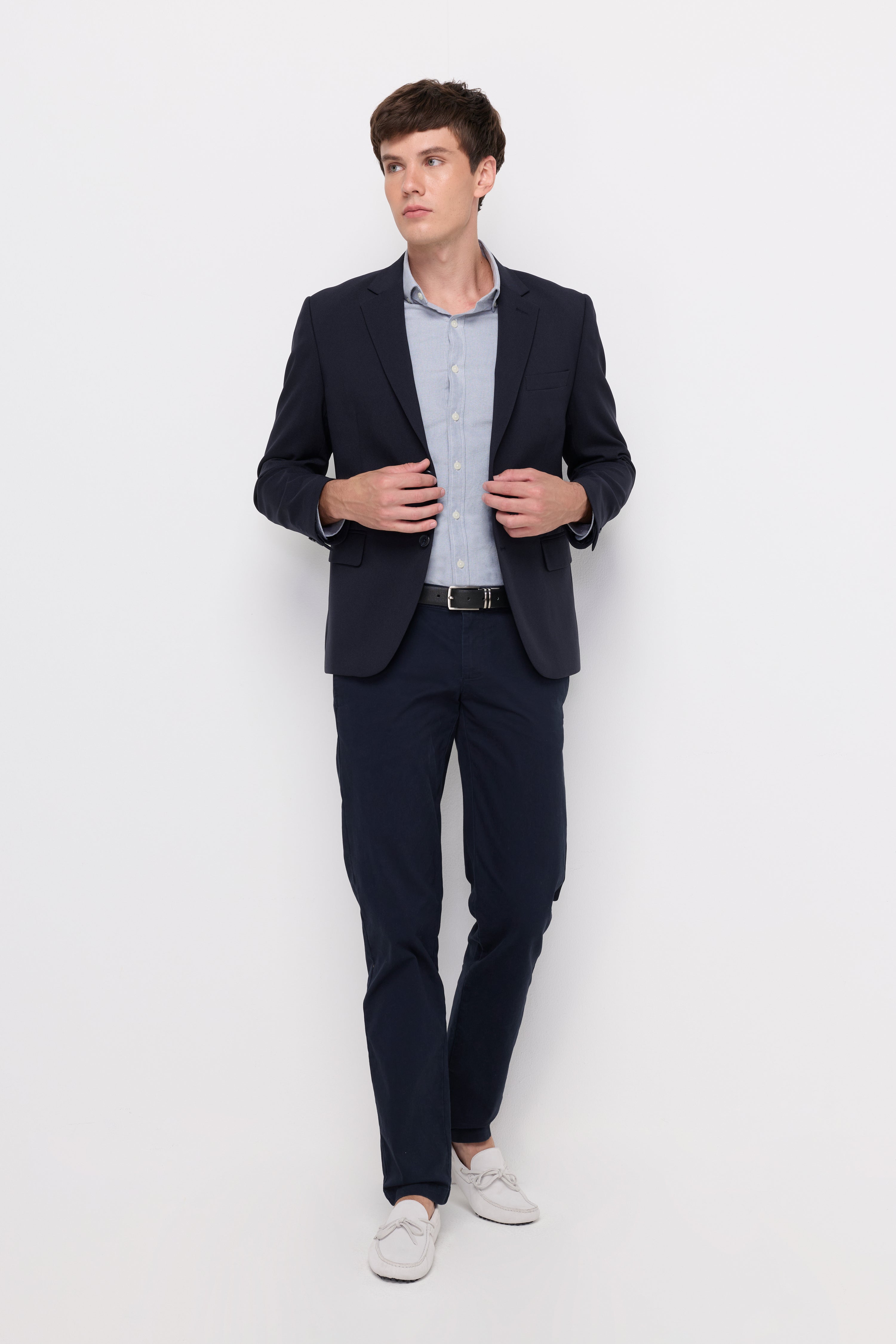 Classic Tailored Navy Blazer Navy