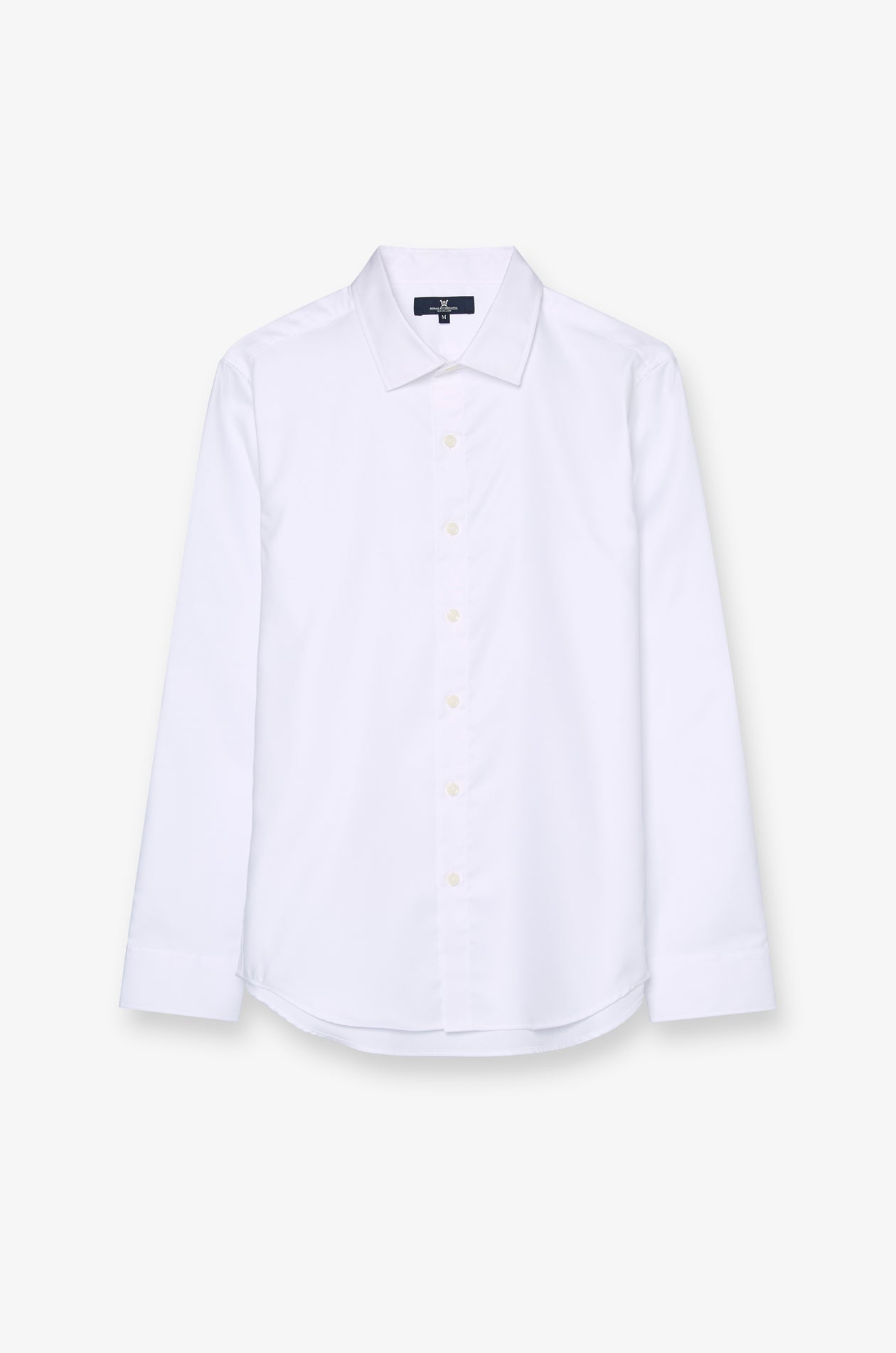 Refined Textured Cotton Shirt White