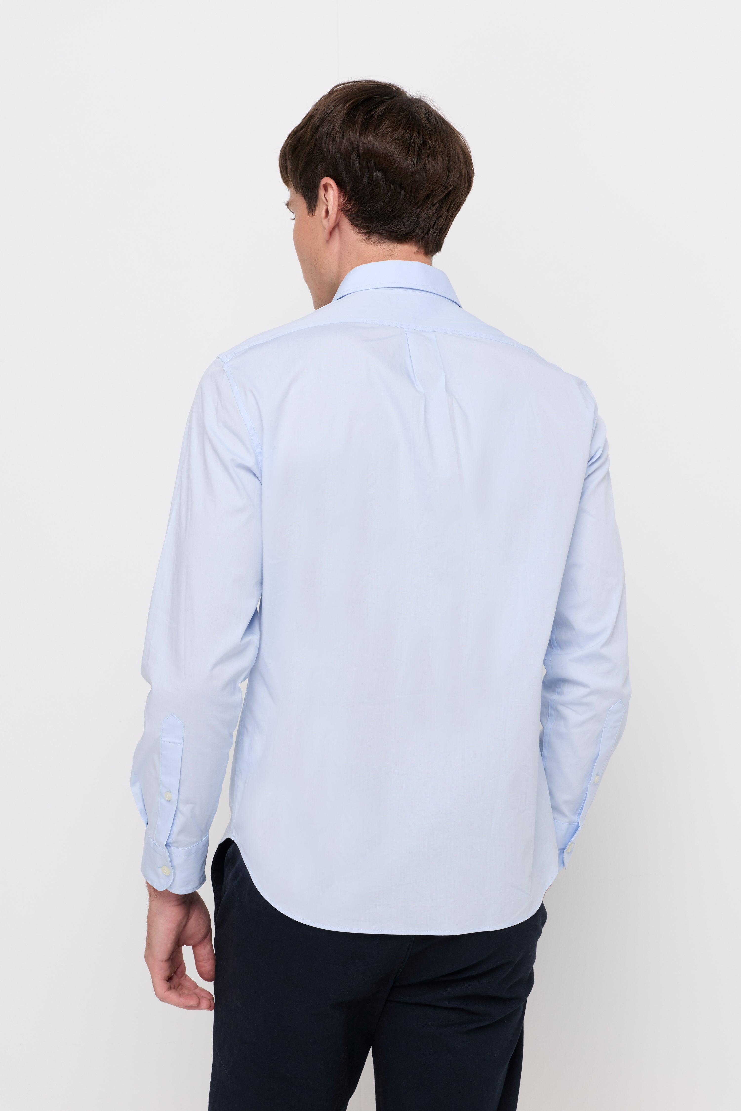Essential Cotton Twill Shirt Blue