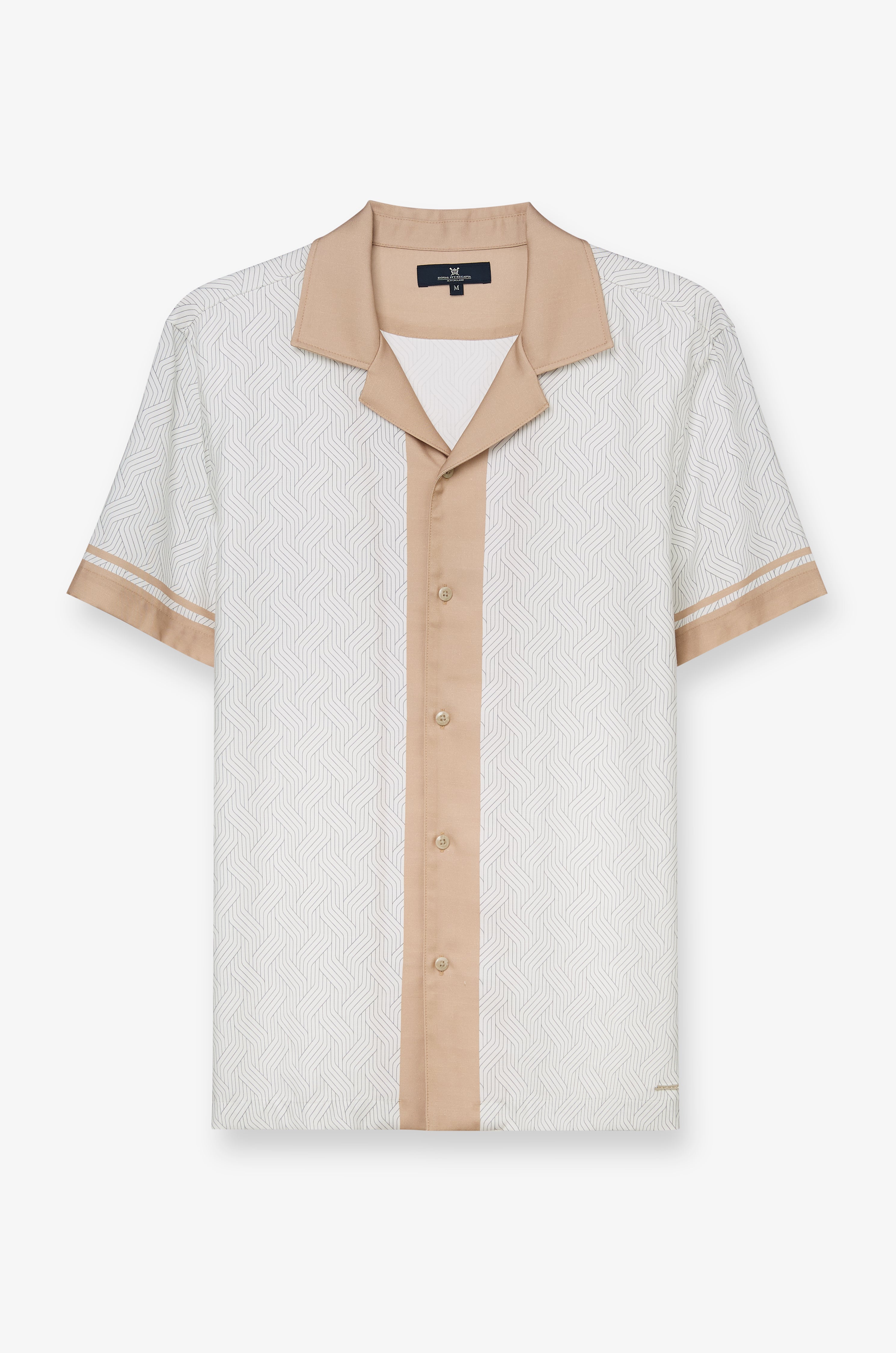 Tropical Resort Camp Shirt Off-White