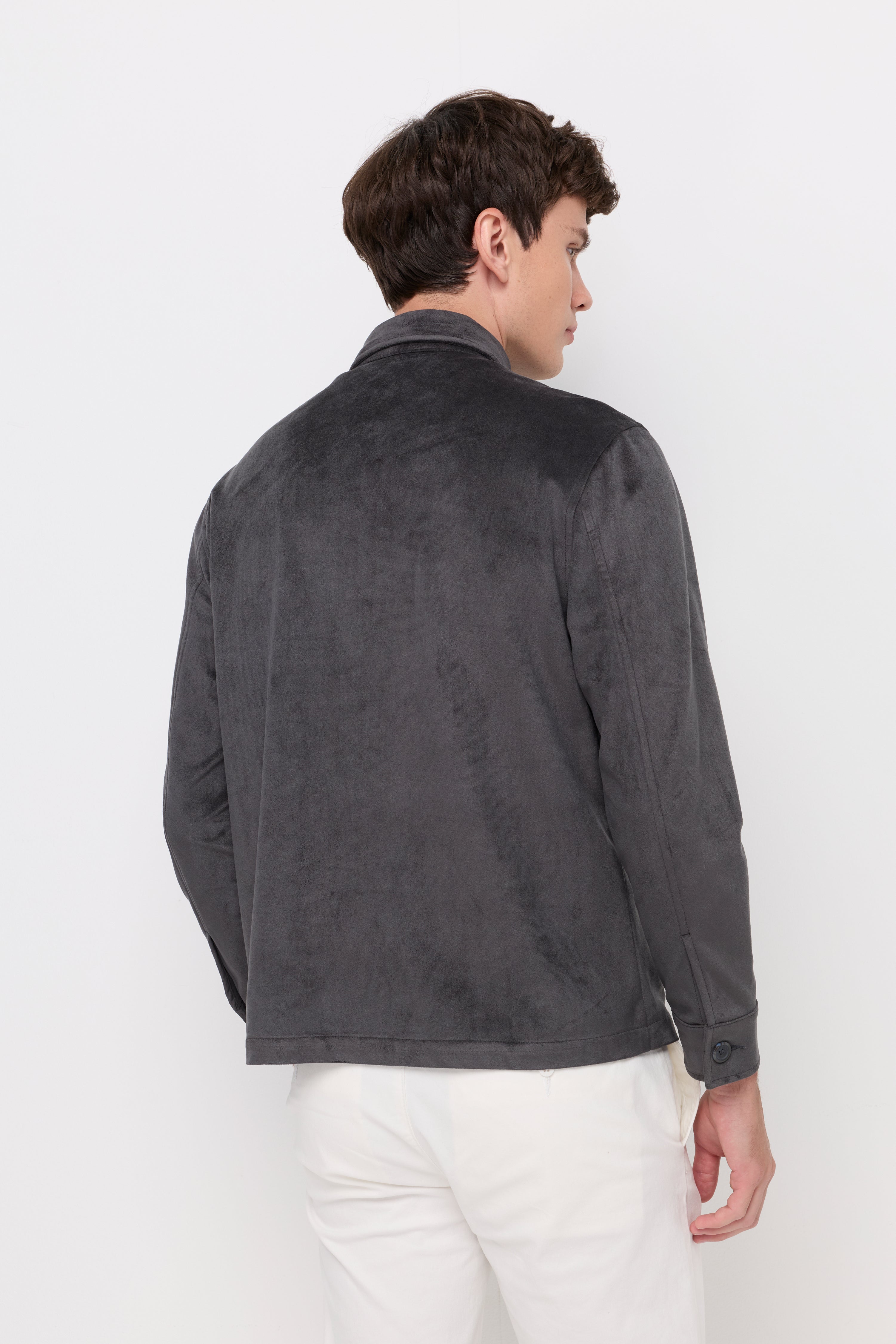 Jacket Suede Grey