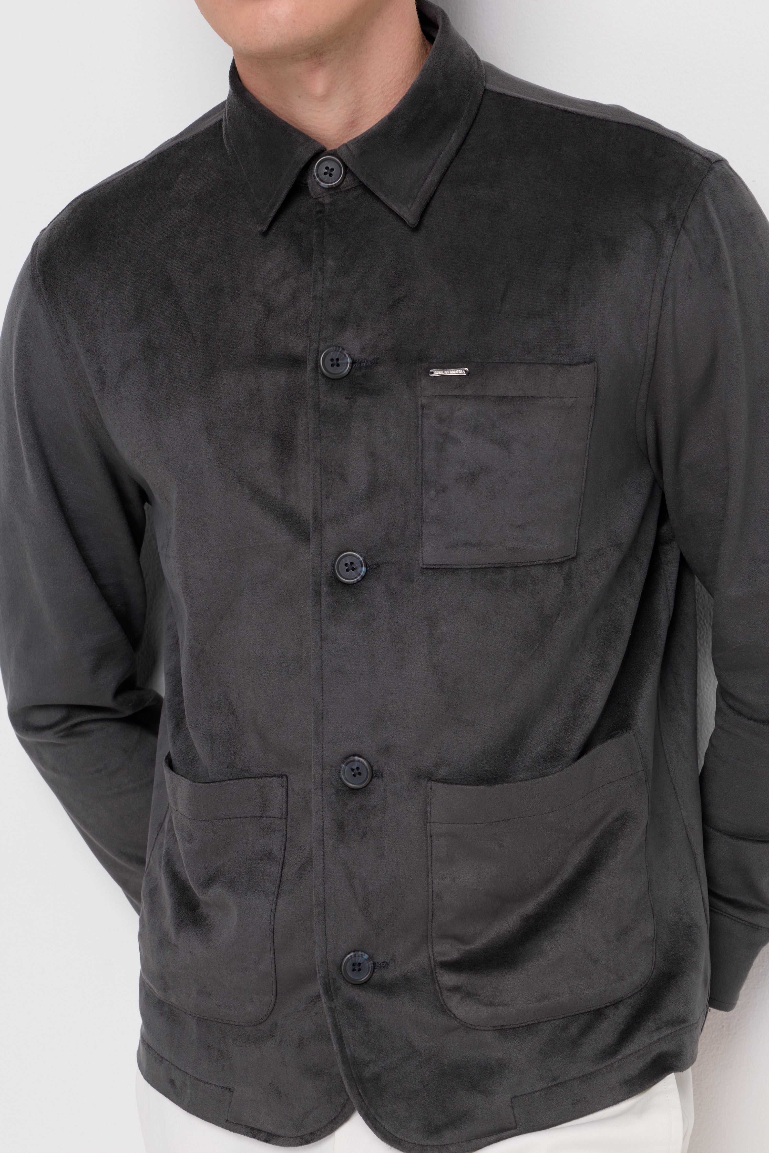 Jacket Suede Grey