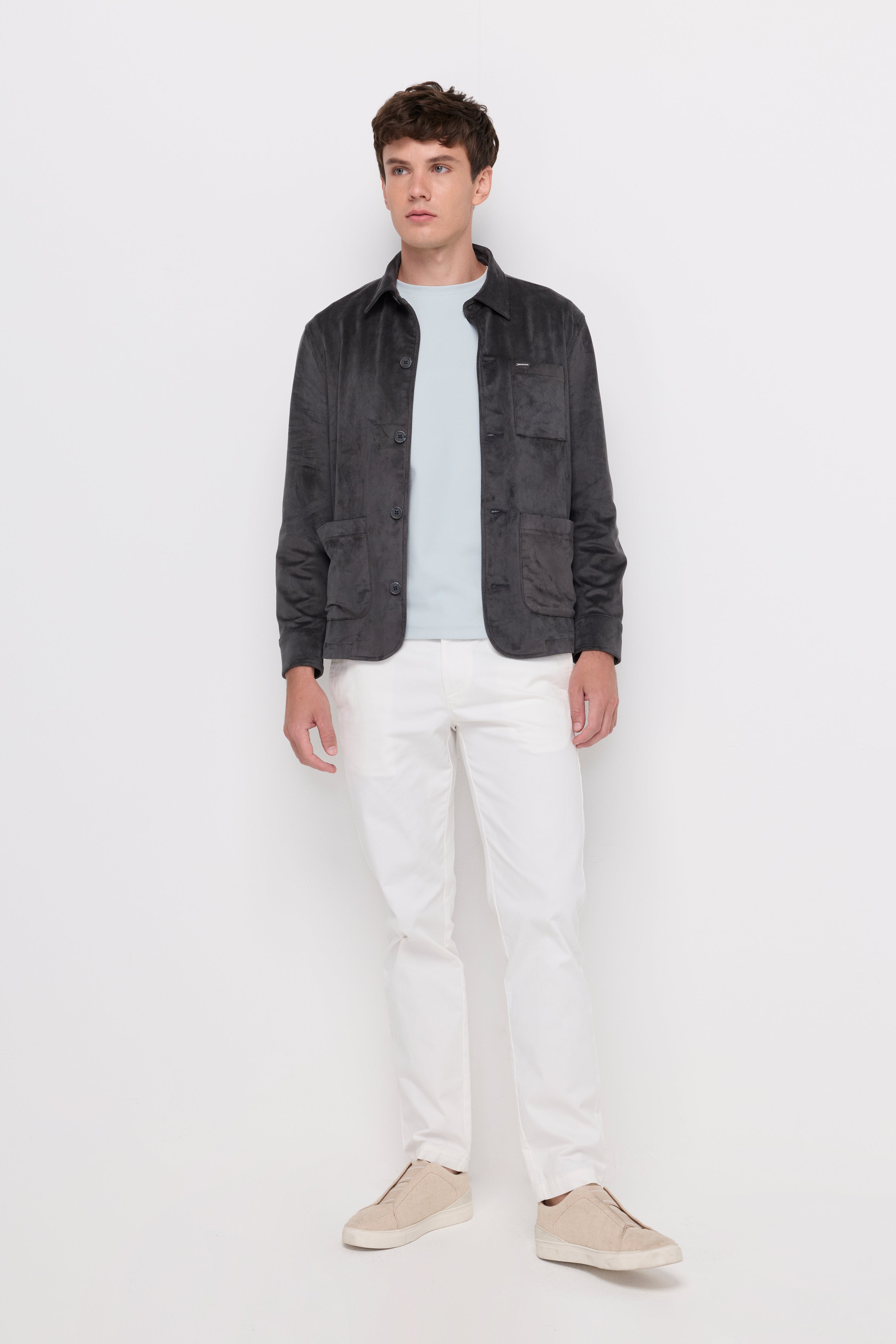 Jacket Suede Grey