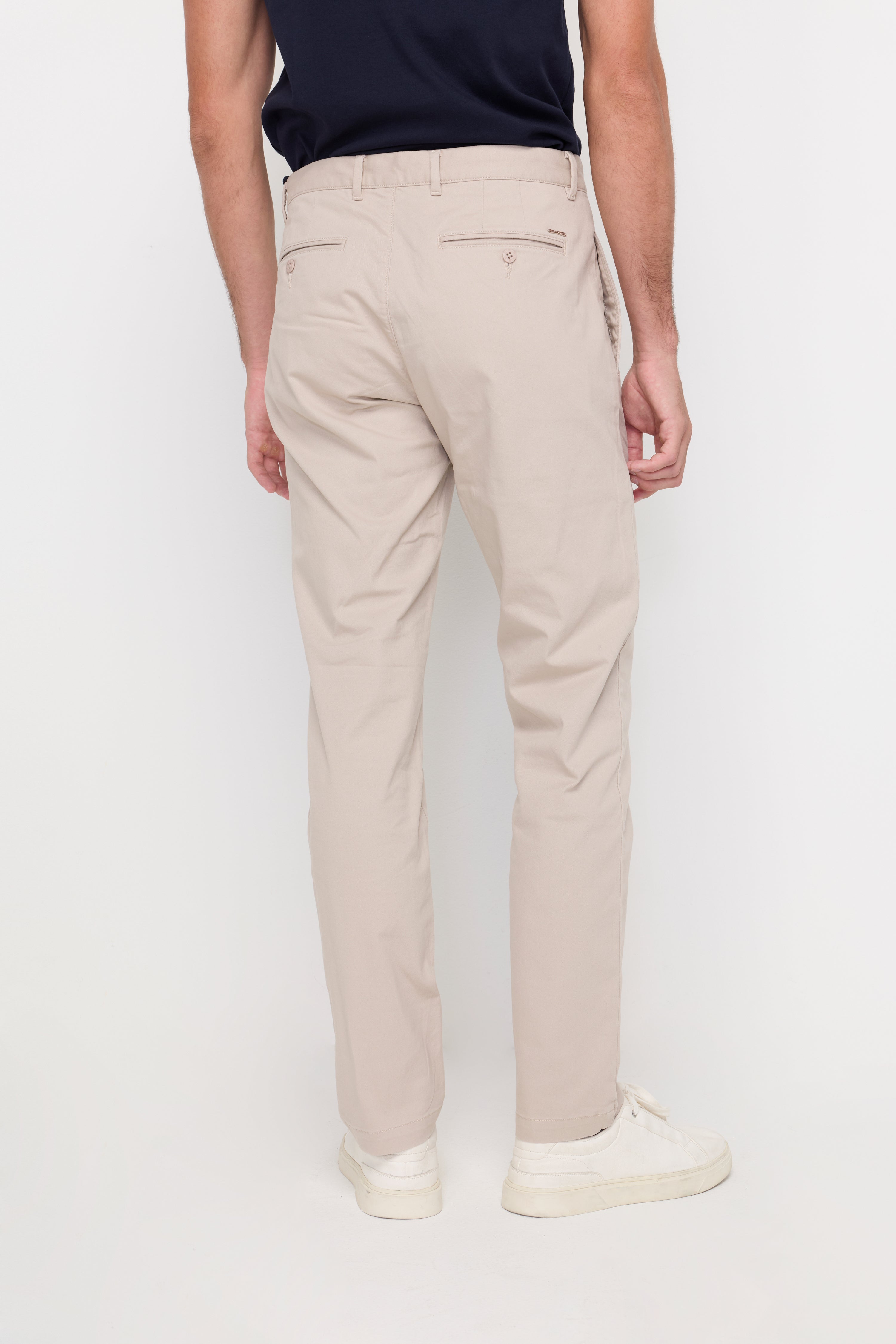 Essential Slim-Fit Trousers Beige