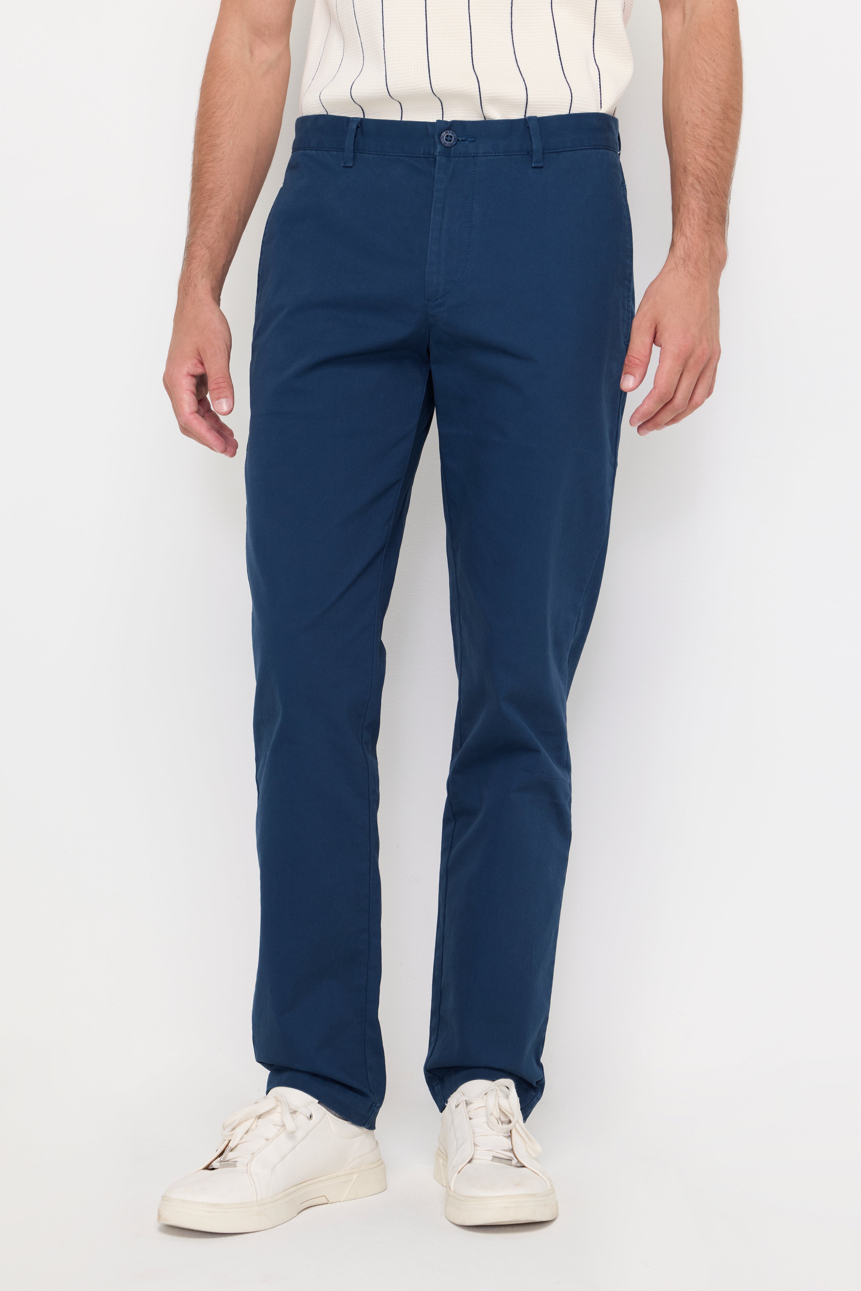 Essential Slim-Fit Trousers Navy