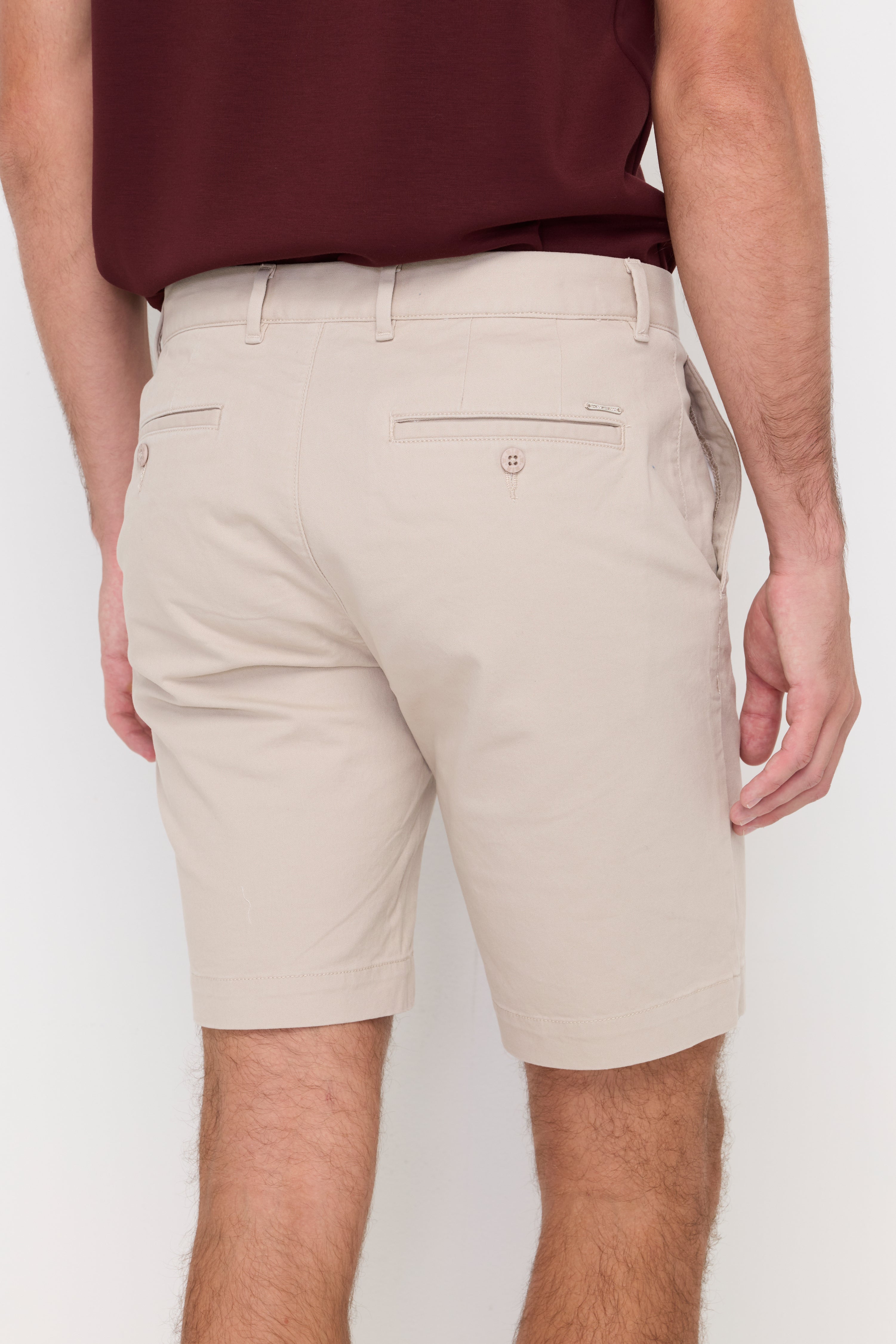 Essential Cotton Chino Shorts Beige