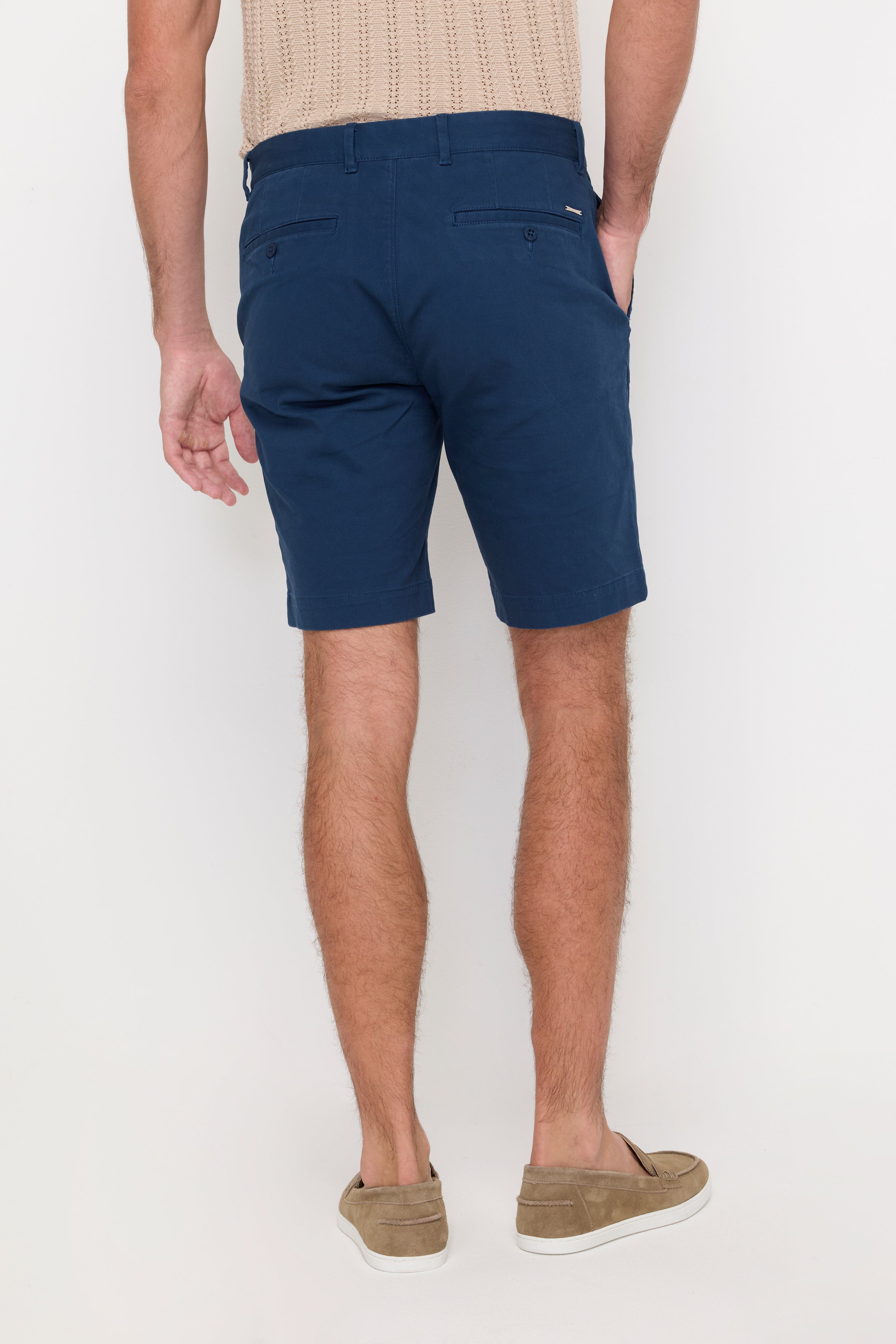 Essential Cotton Chino Shorts Navy