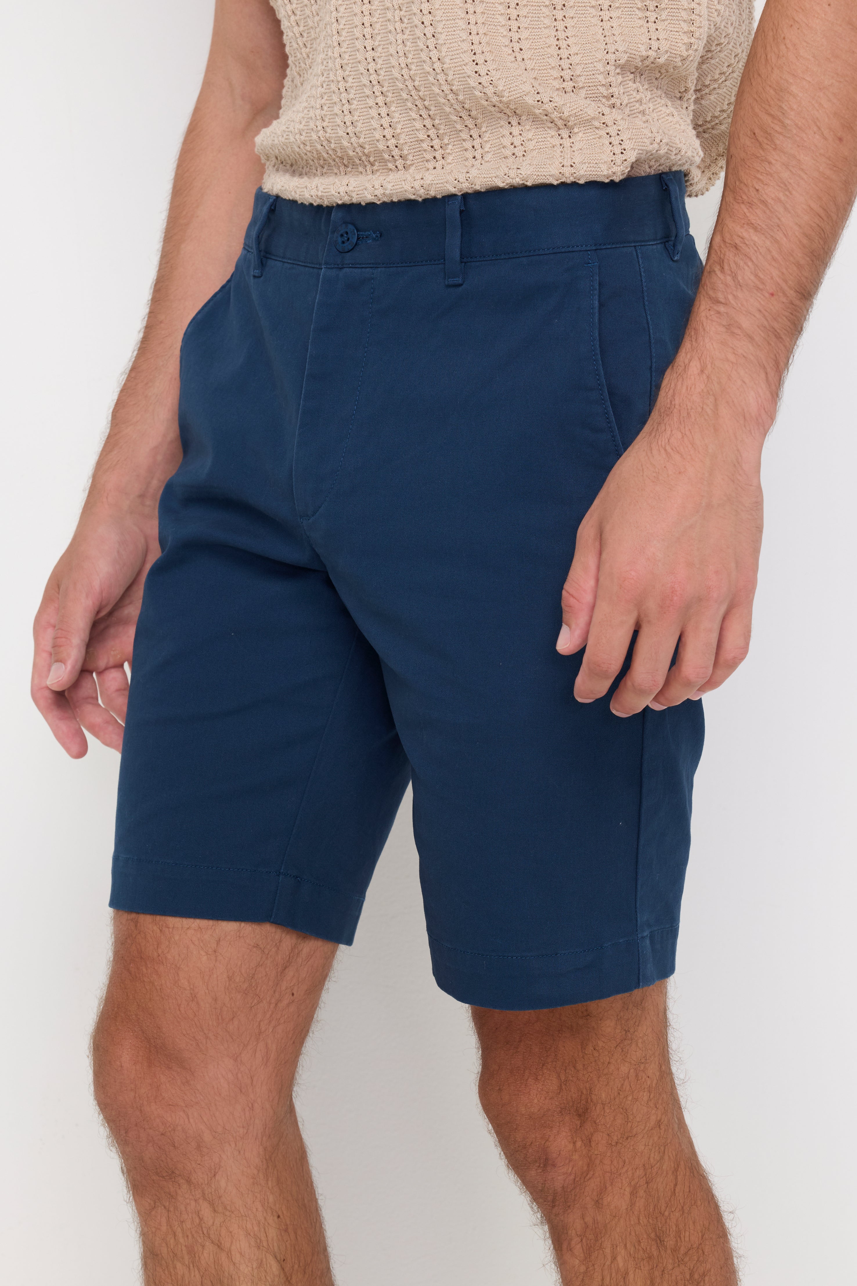 Essential Cotton Chino Shorts Navy