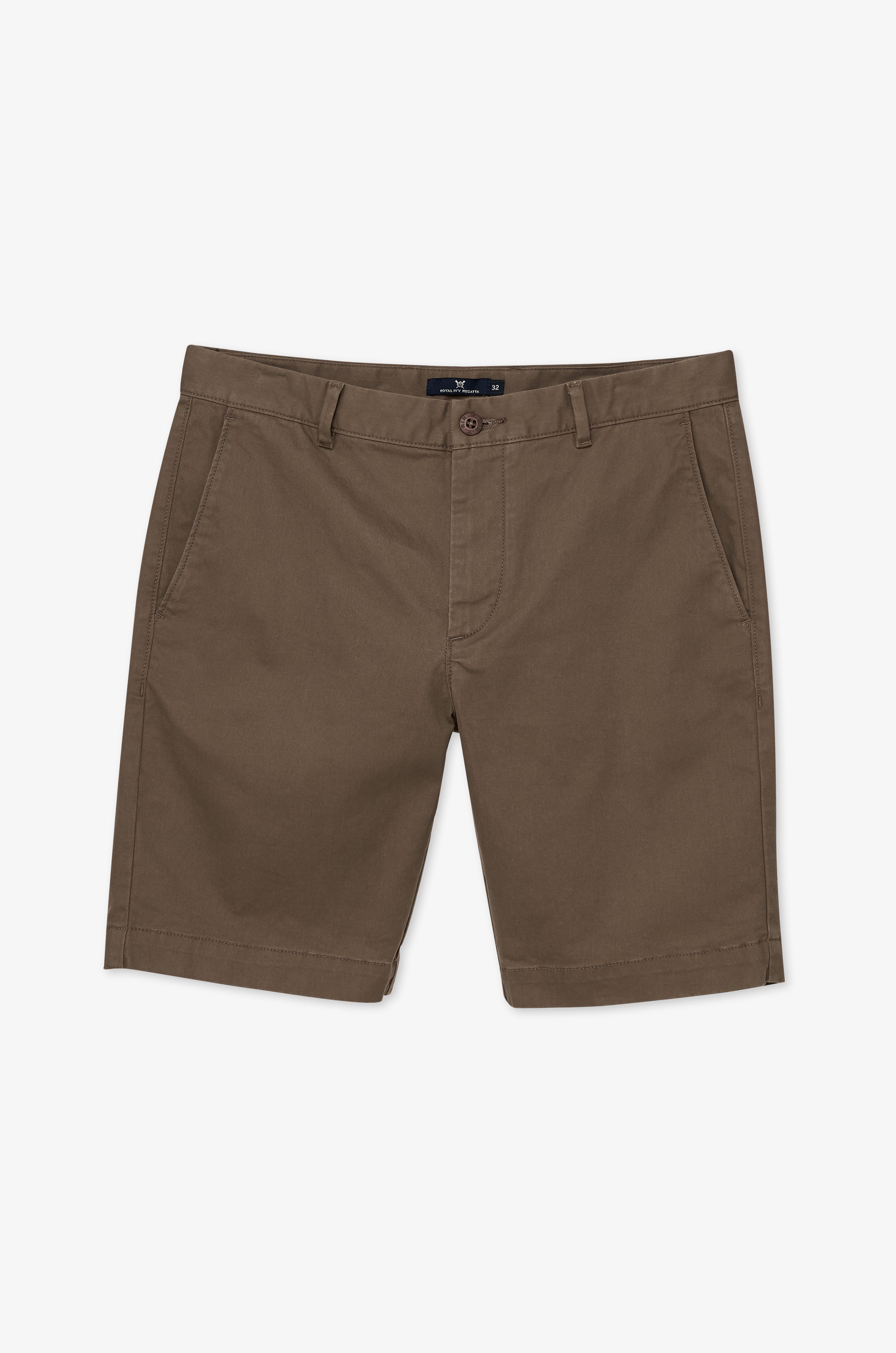 Essential Cotton Chino Shorts Brown