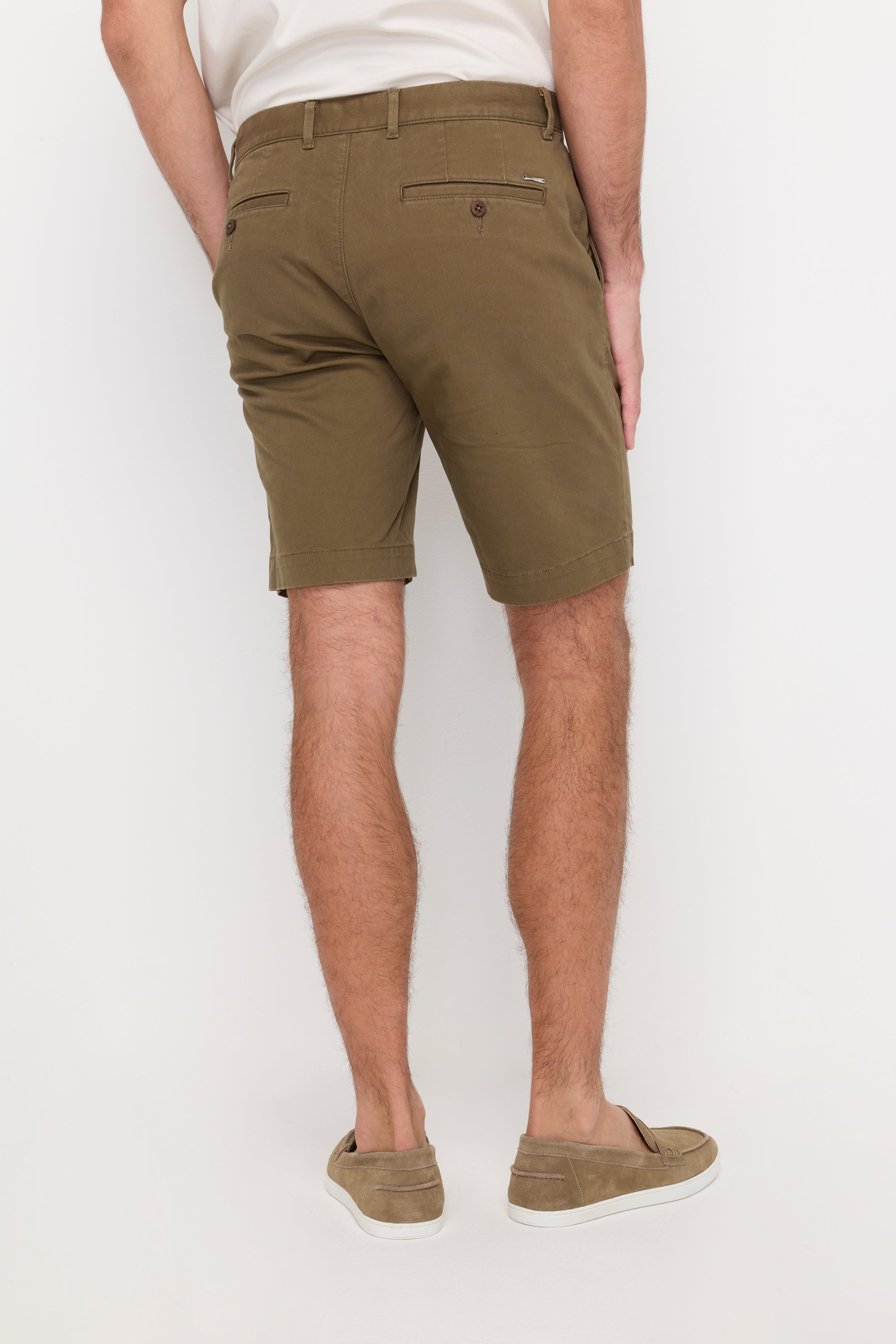 Essential Cotton Chino Shorts Brown