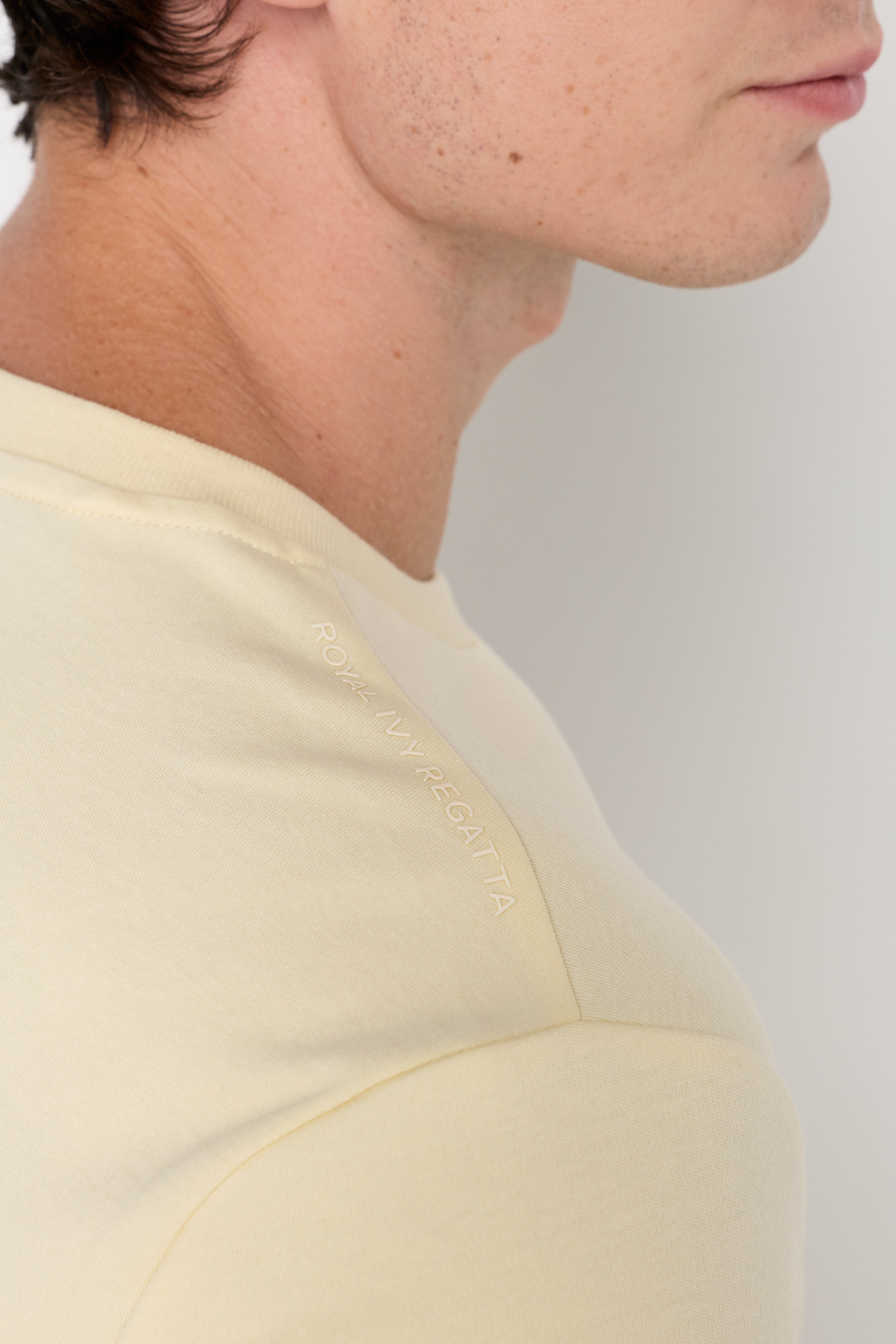 Essential Cotton Pocket Tee Yellow