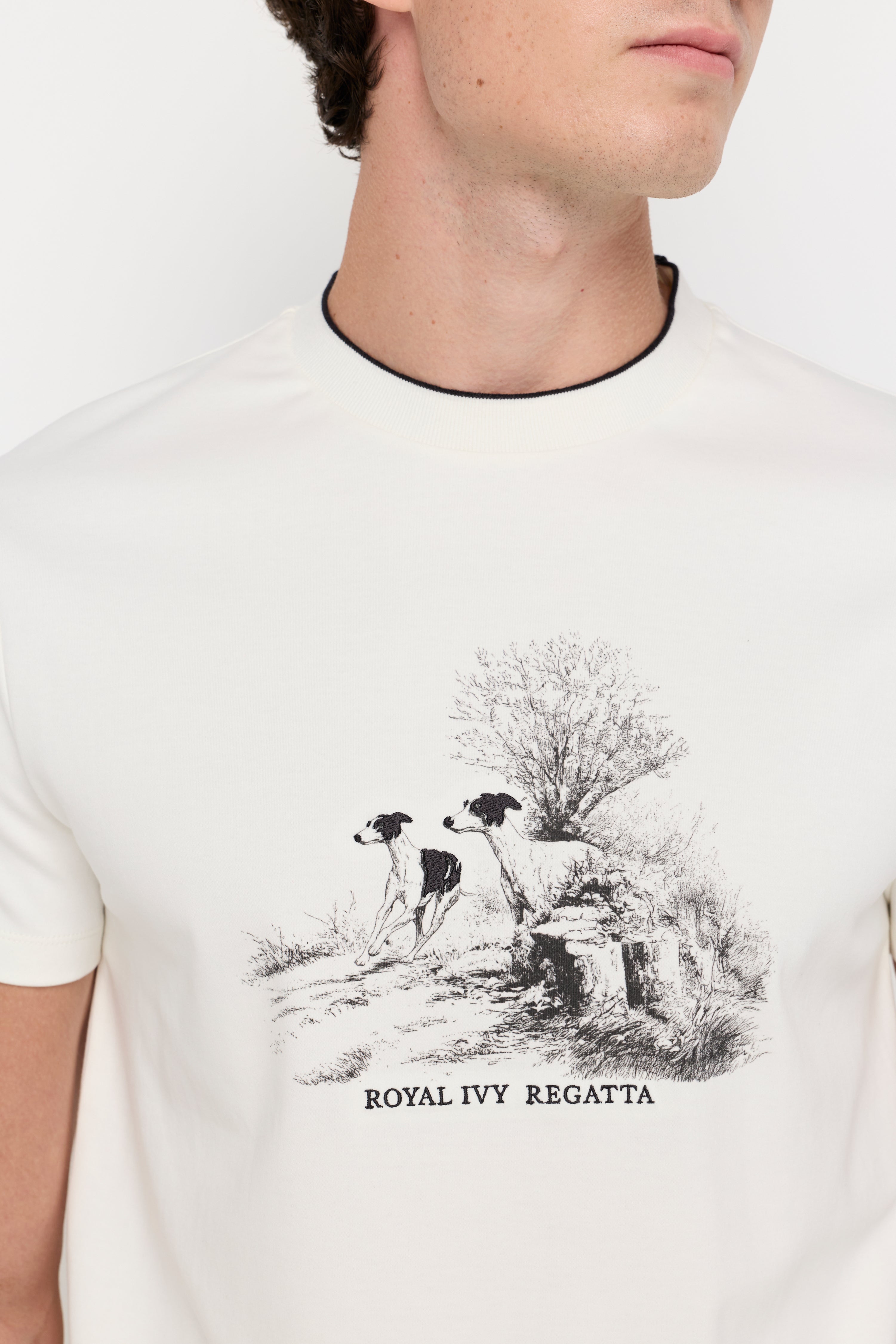Signature Nature Graphic Cotton Tee Off-White