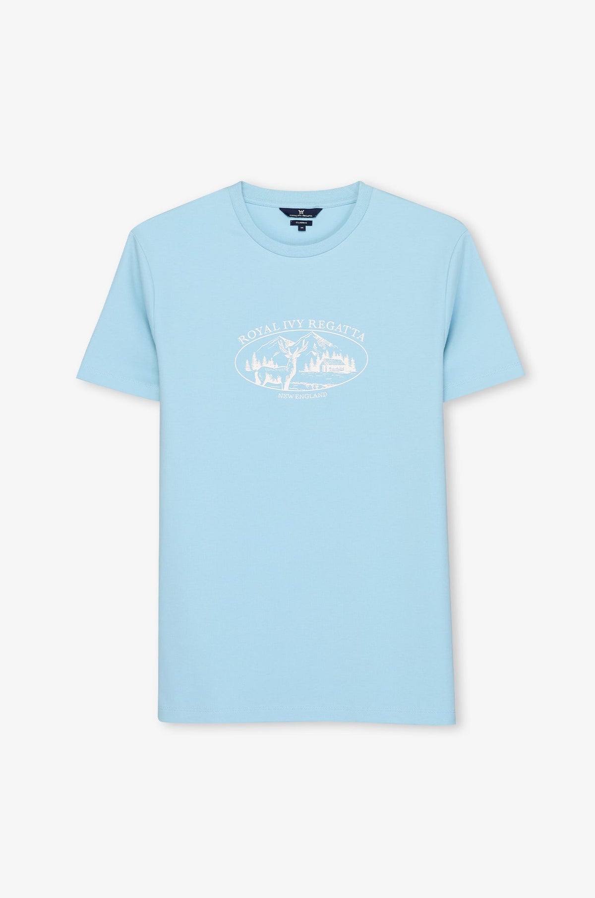 Illustrated Graphic Crew Neck T-Shirt