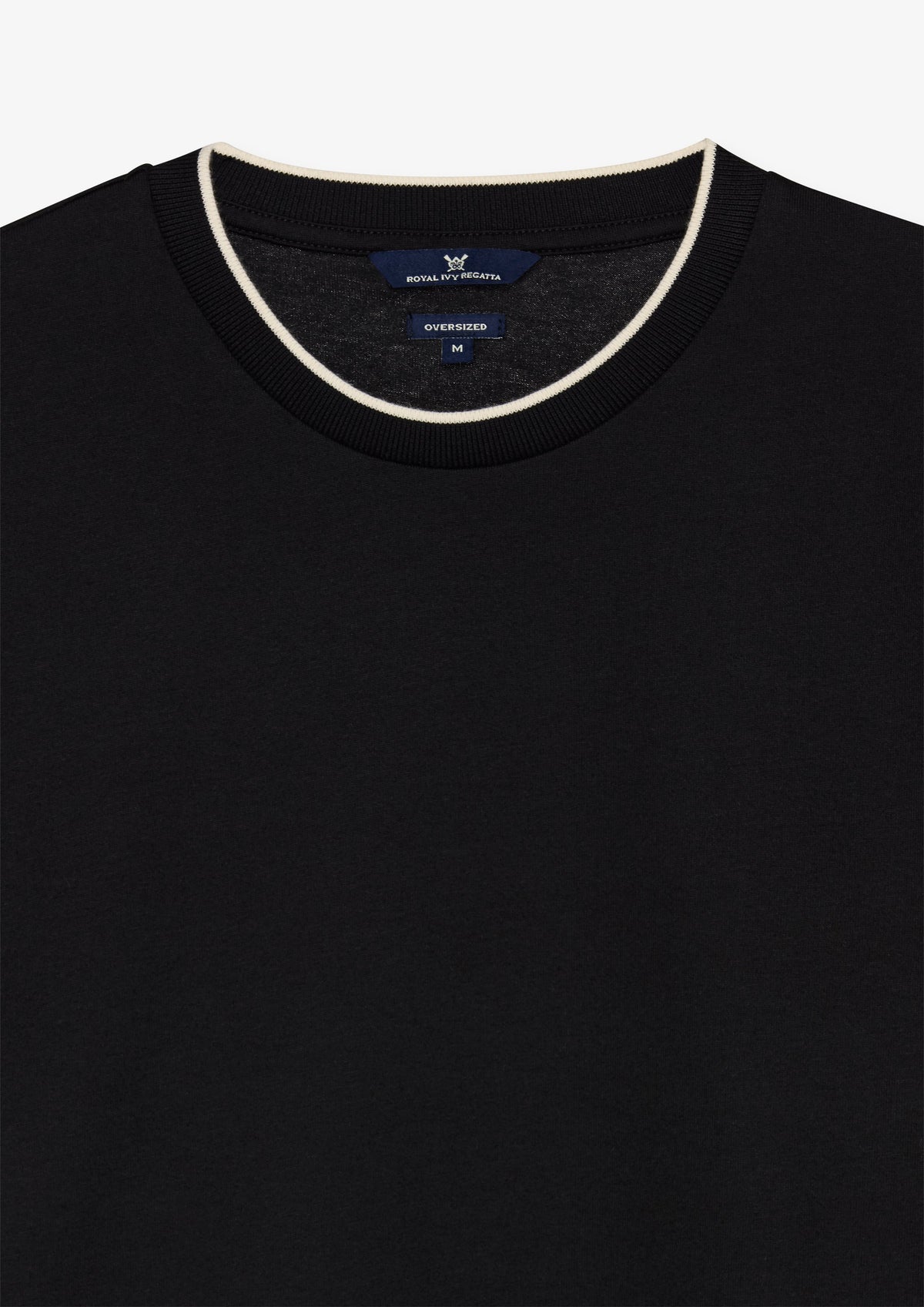 Contrast Trim Crew Neck T-Shirt