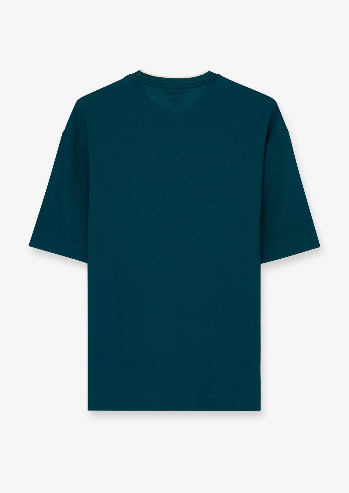 Contrast Trim Crew Neck T-Shirt