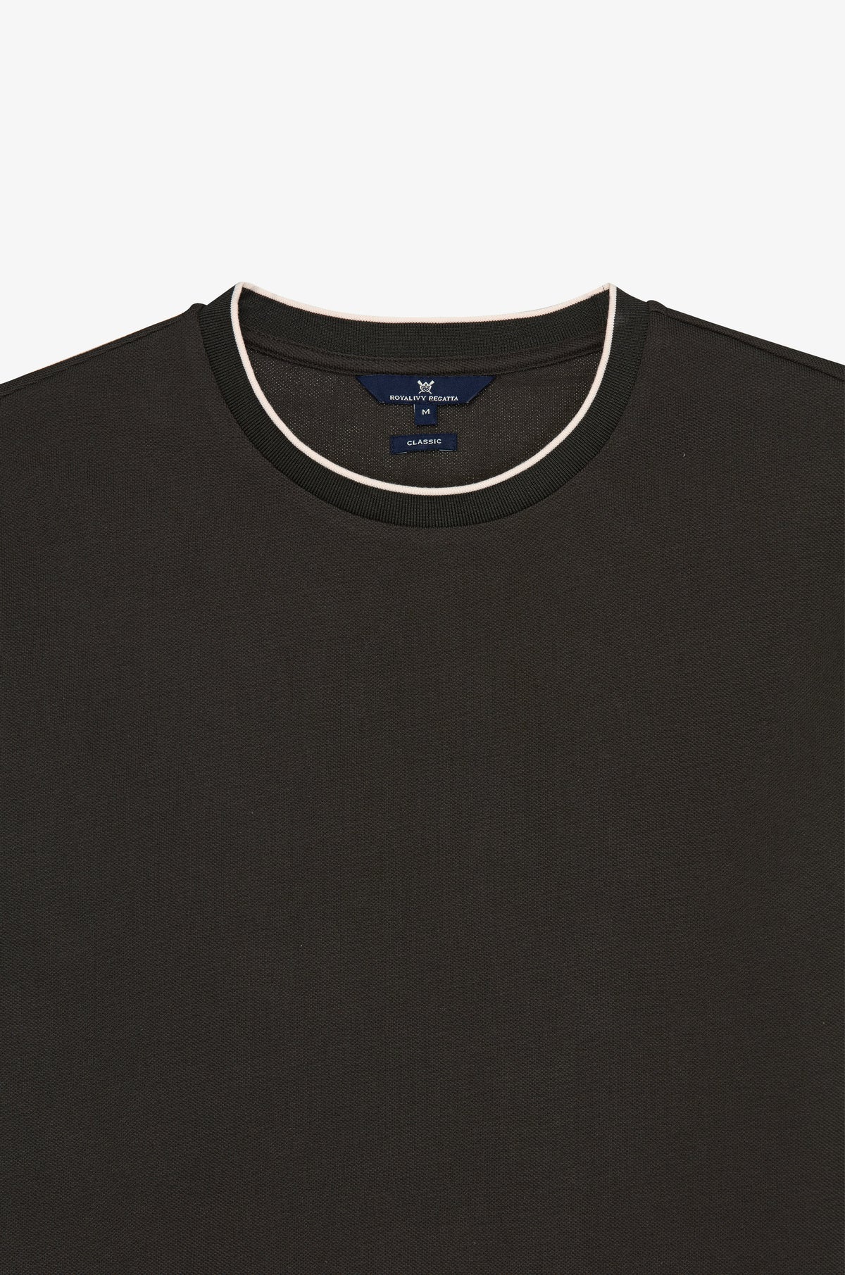 Fine Trim Crew Neck T-Shirt