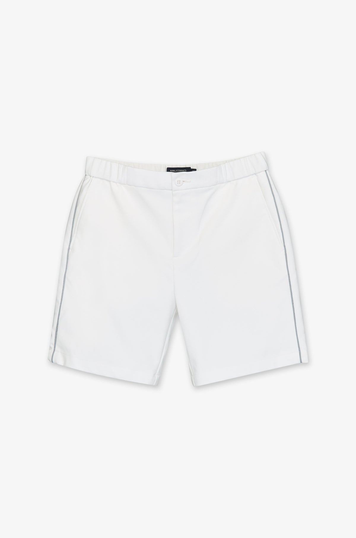 Contrast Line Tailored Bermuda Shorts