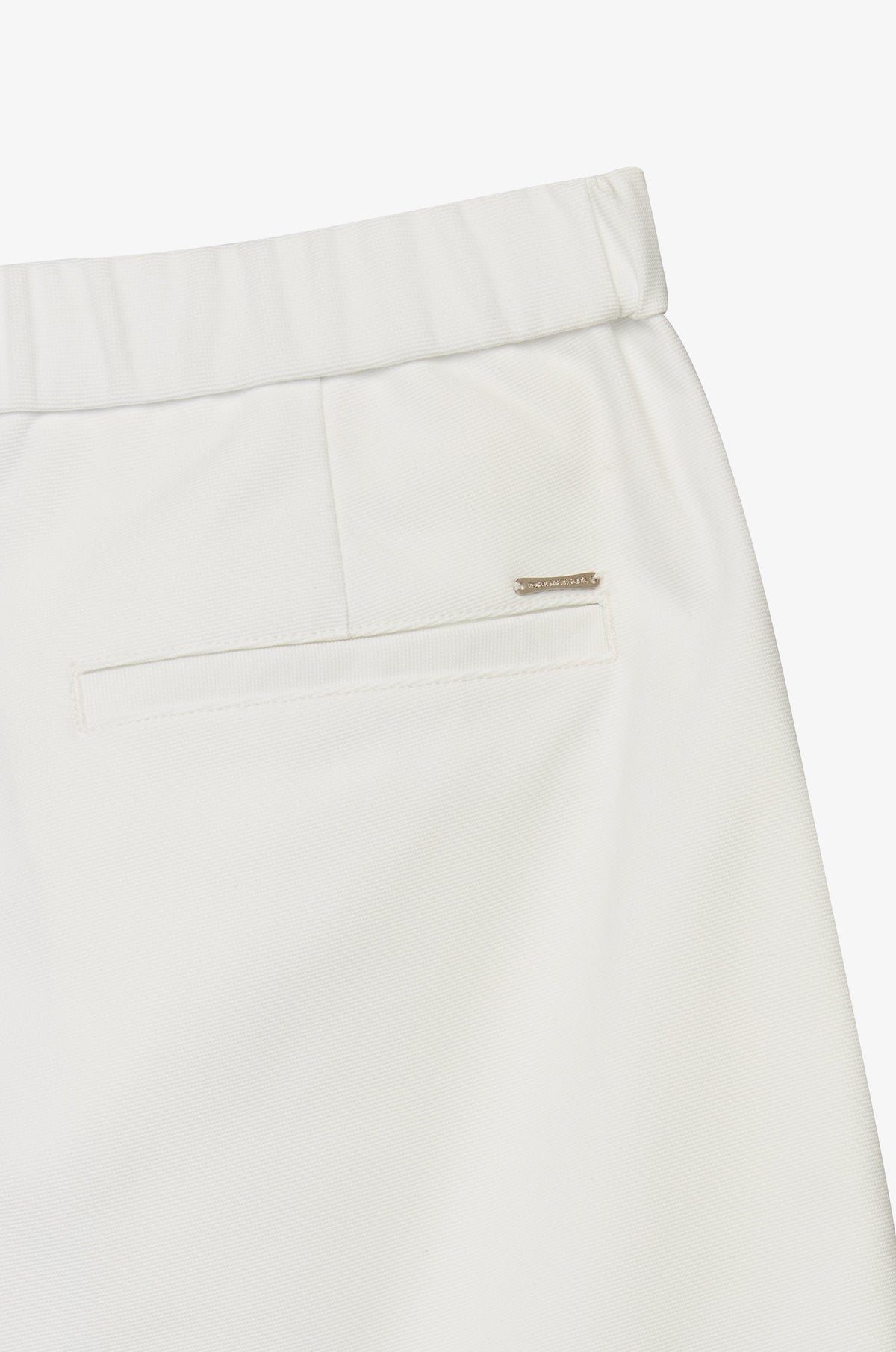 Contrast Line Tailored Bermuda Shorts