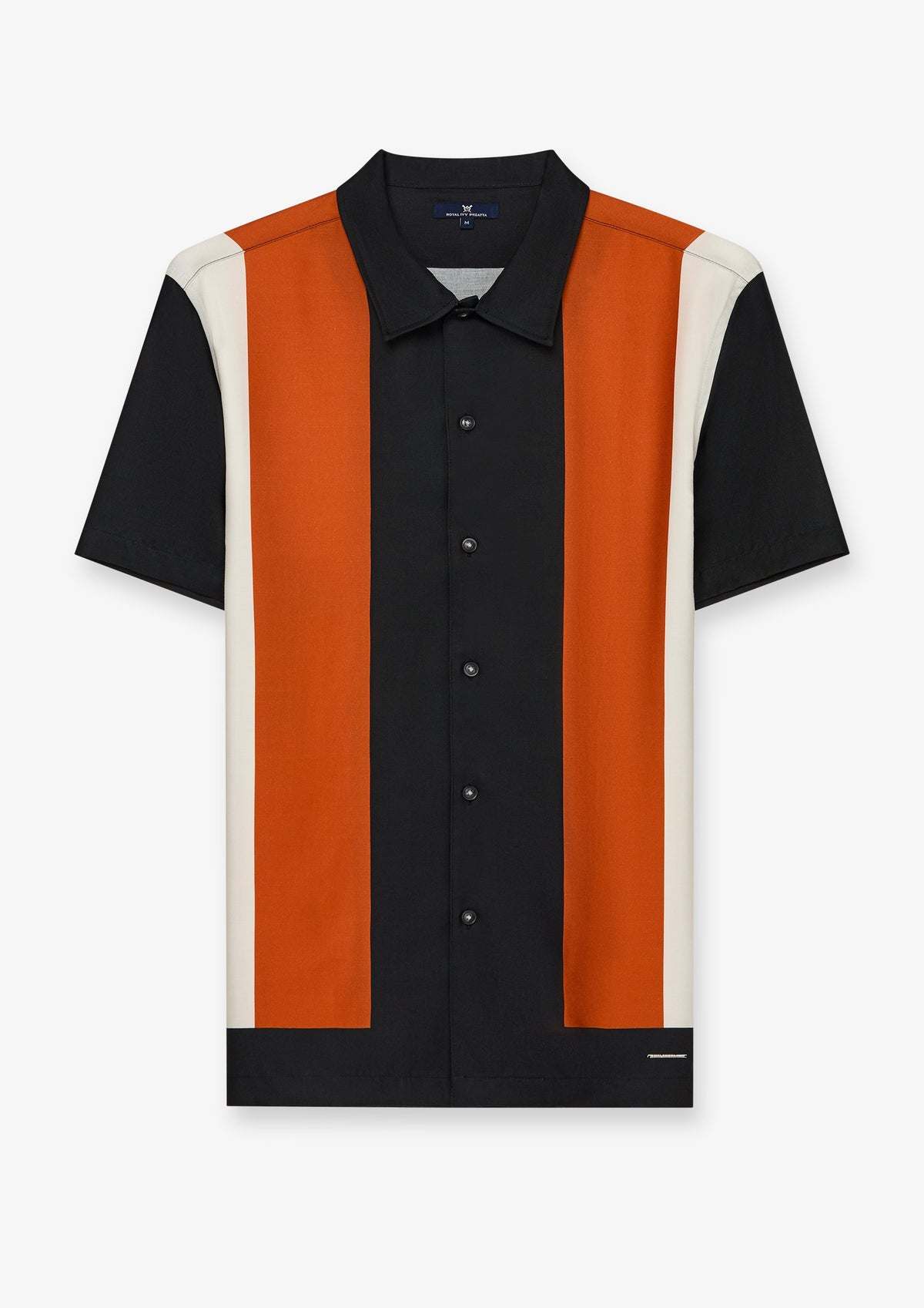 Vertical Stripe Short Sleeve Shirt