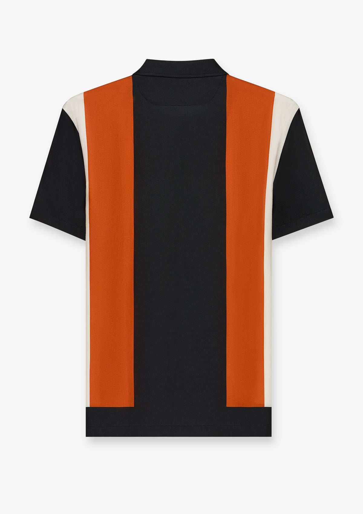 Vertical Stripe Short Sleeve Shirt