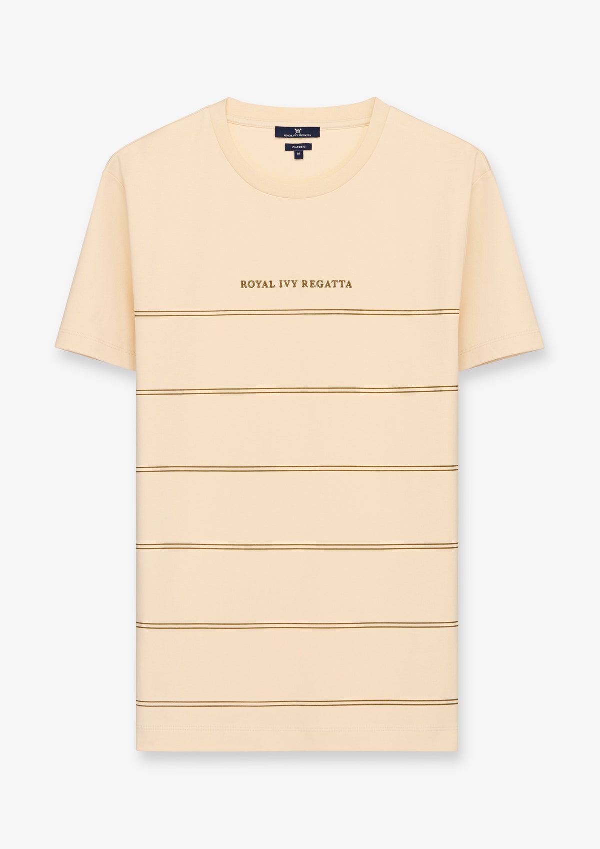 Fine Stripe Crew Neck T-Shirt