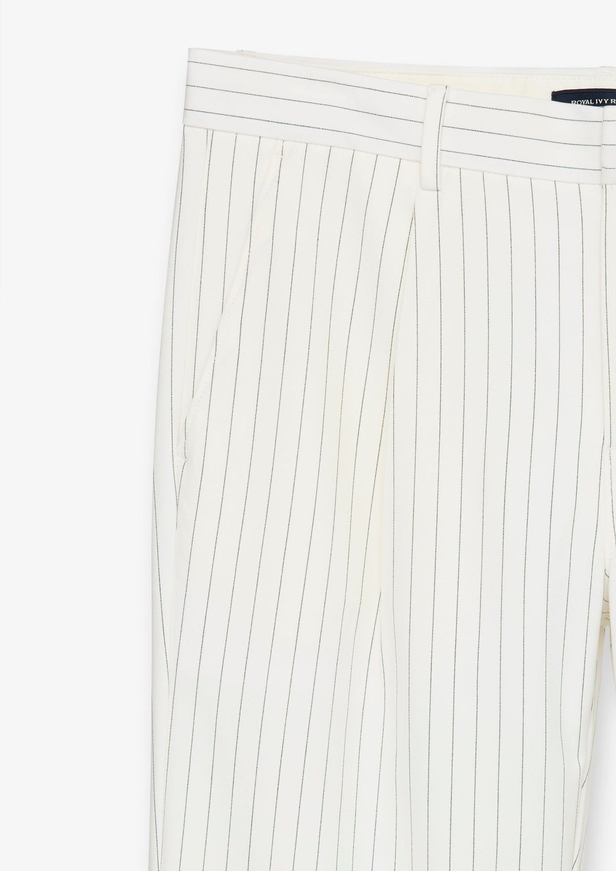 Wide Leg Pleated Trousers
