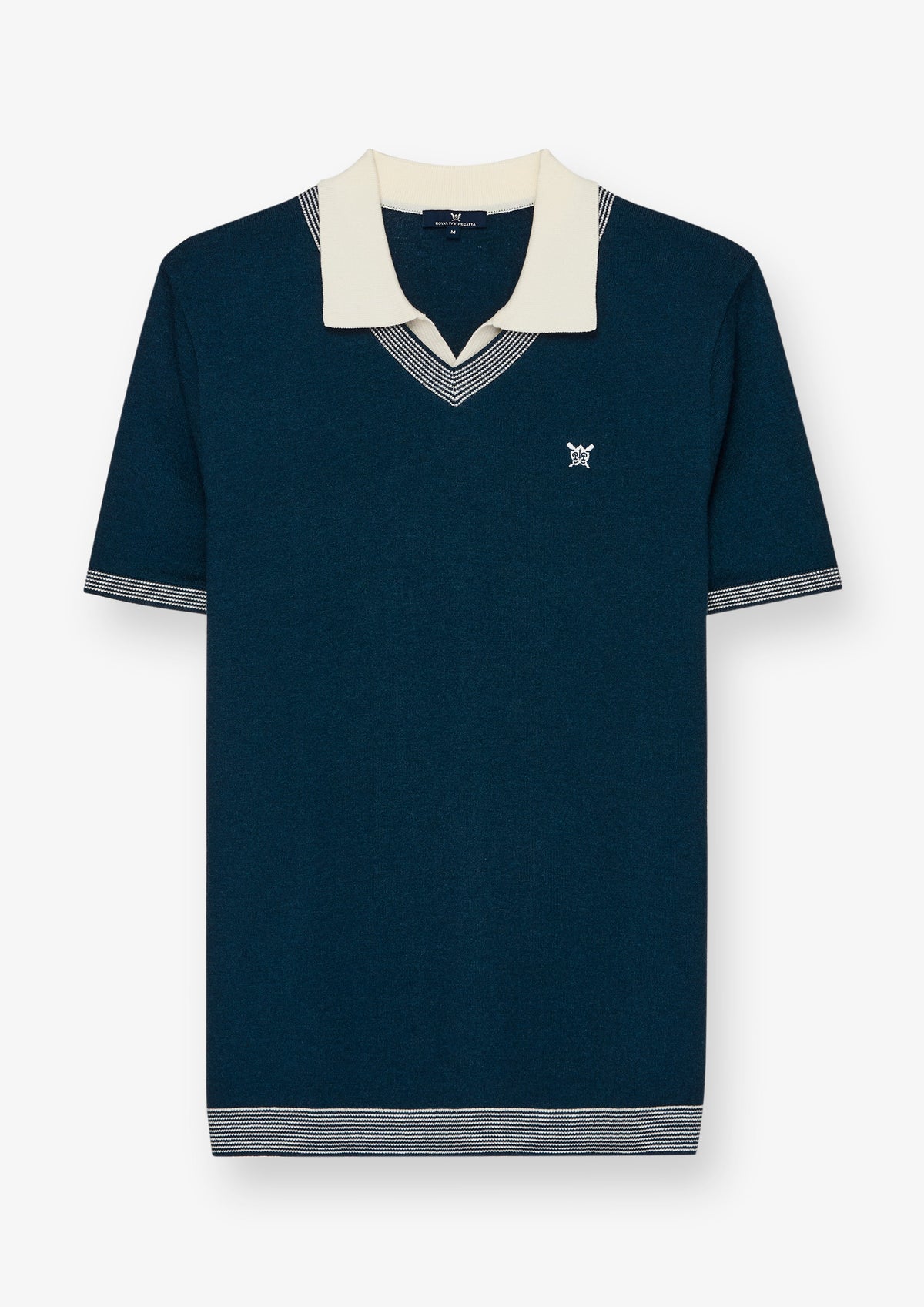 Contrast Collar Short Sleeve Polo