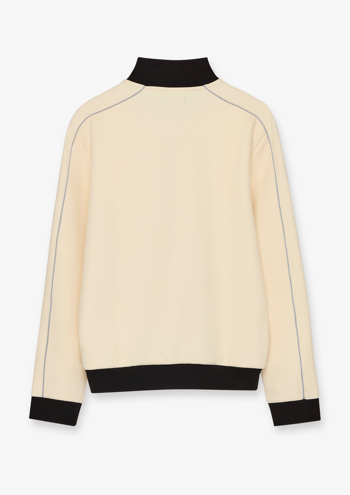 Contrast Trim Zip Front Jacket