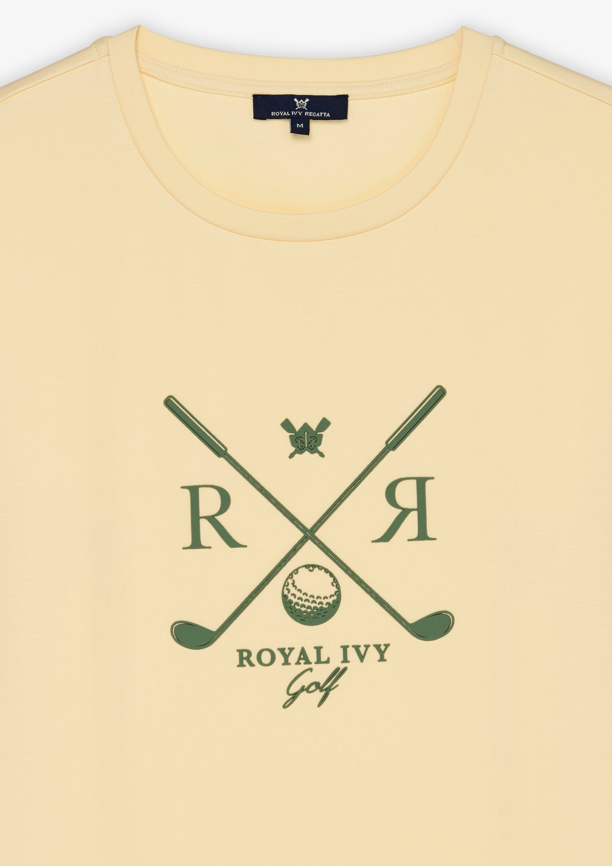 Crossed Motif Crew Neck T-Shirt
