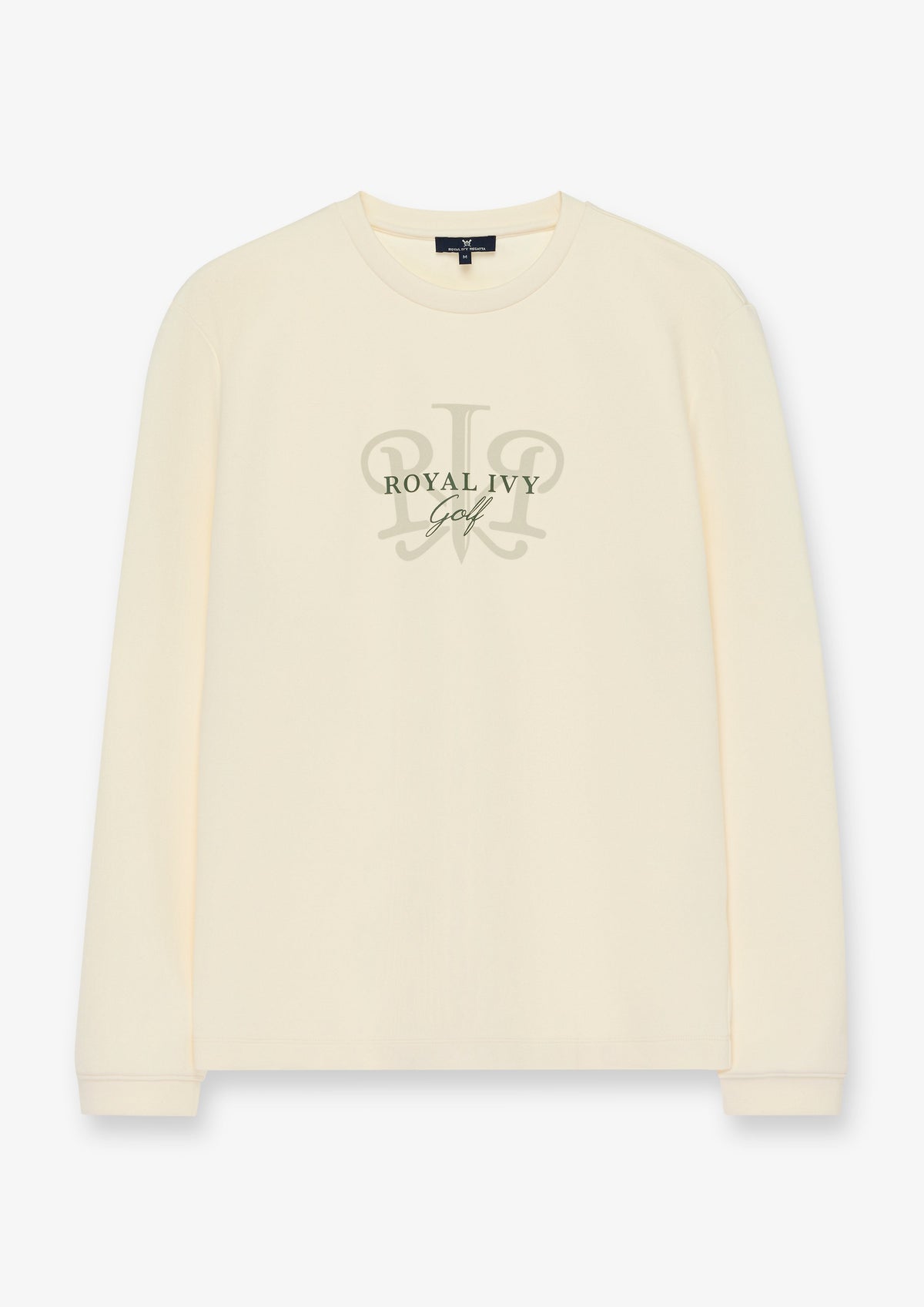 Script Graphic Crew Neck Pullover