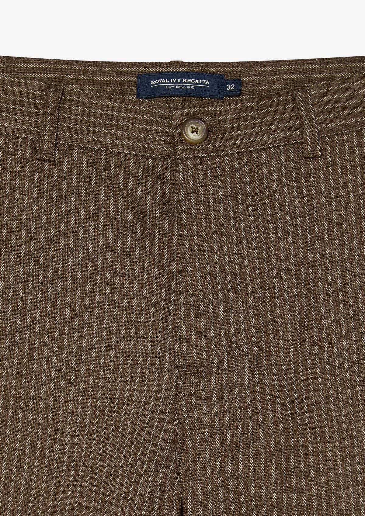 Fine Pinstripe Straight Leg Pants