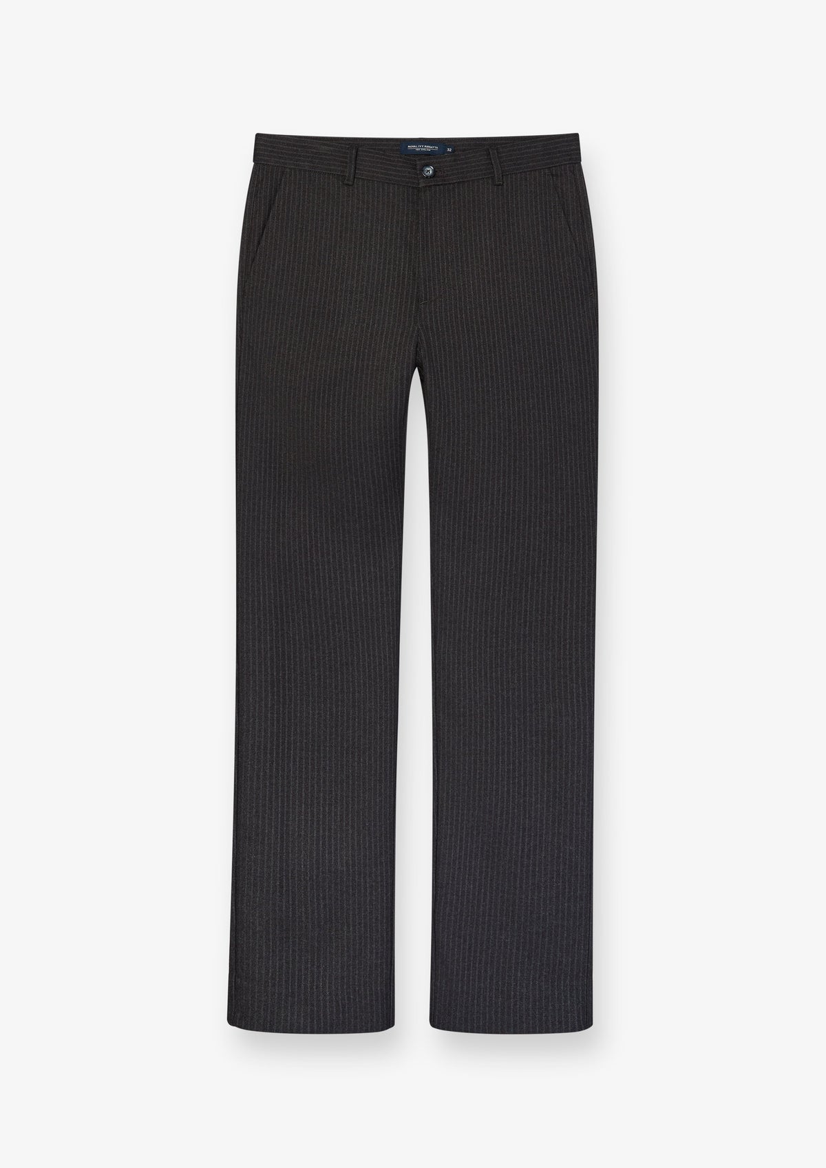 Fine Pinstripe Straight Leg Pants