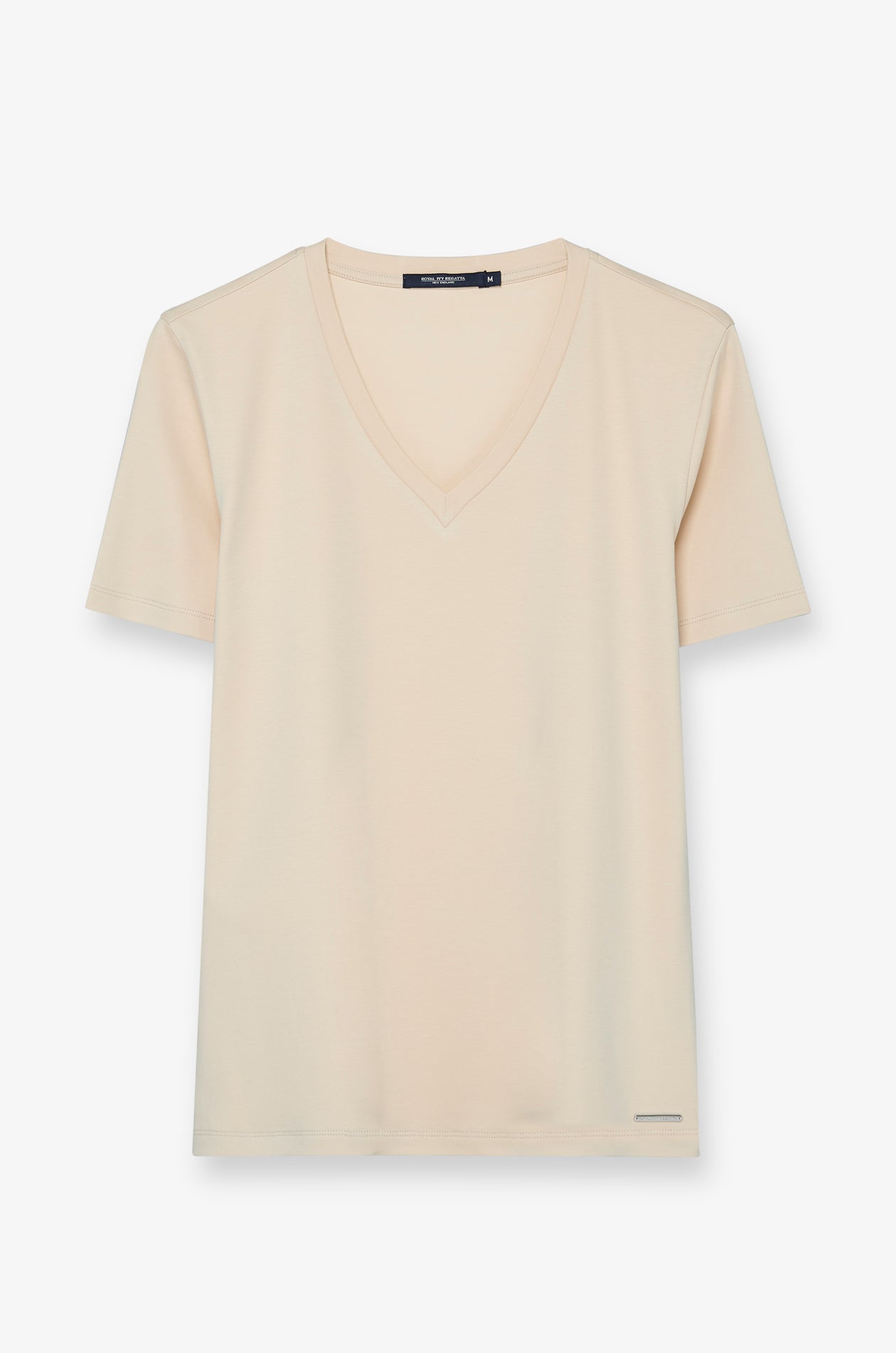 Serena V-Neck Essential Tee Beige