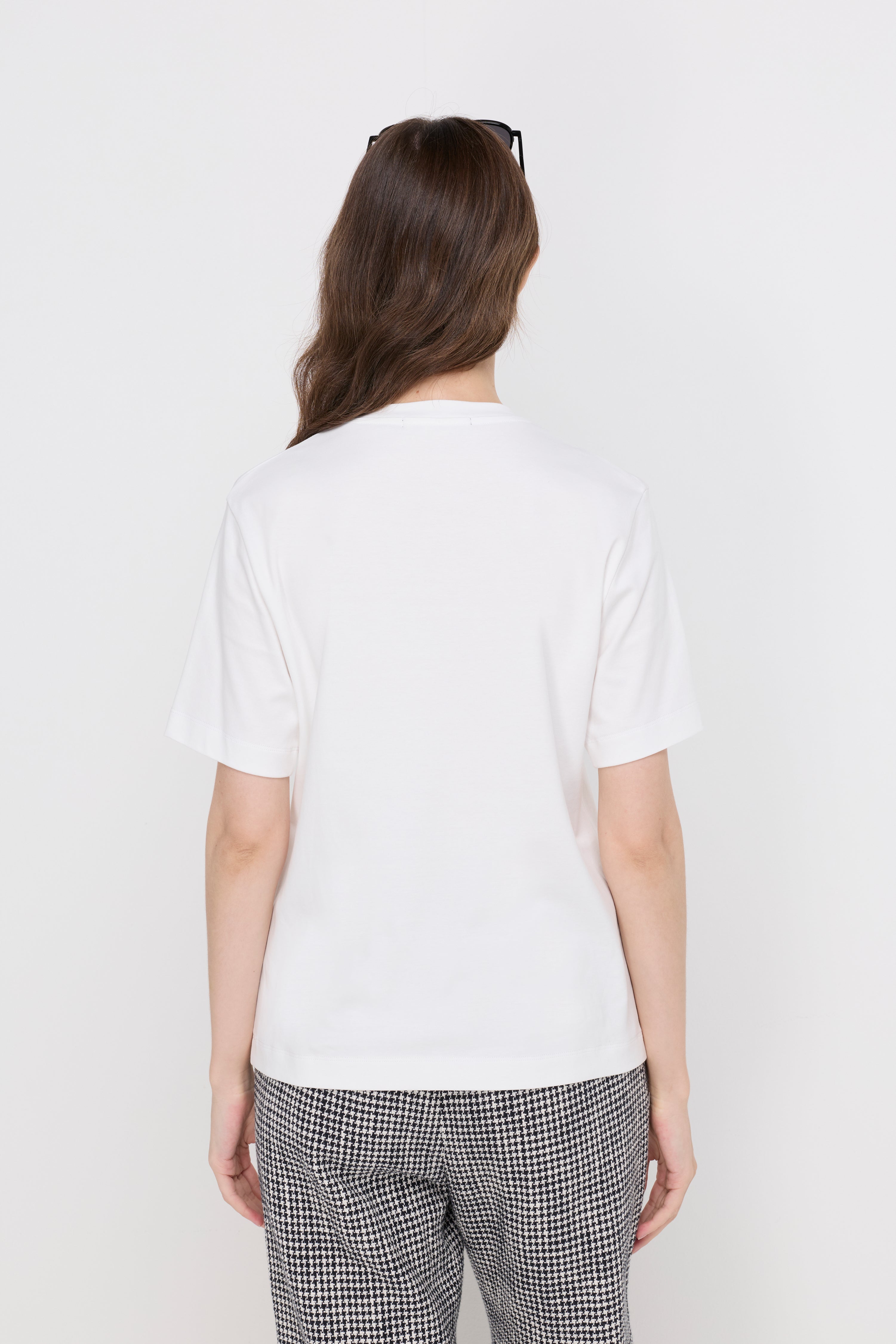 Amelia Essential Crewneck Tee White