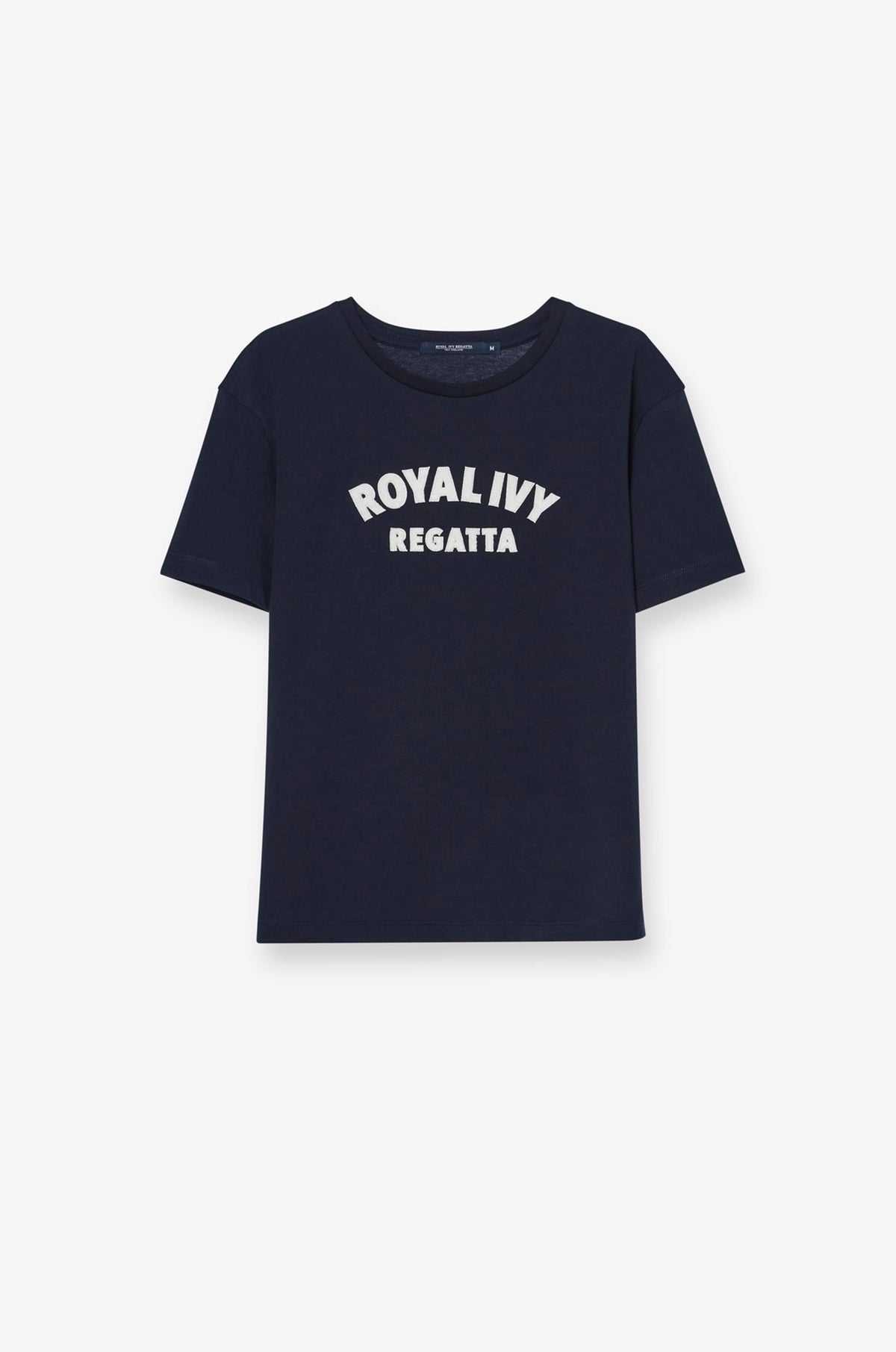 Heritage Logo Cotton T-Shirt Navy
