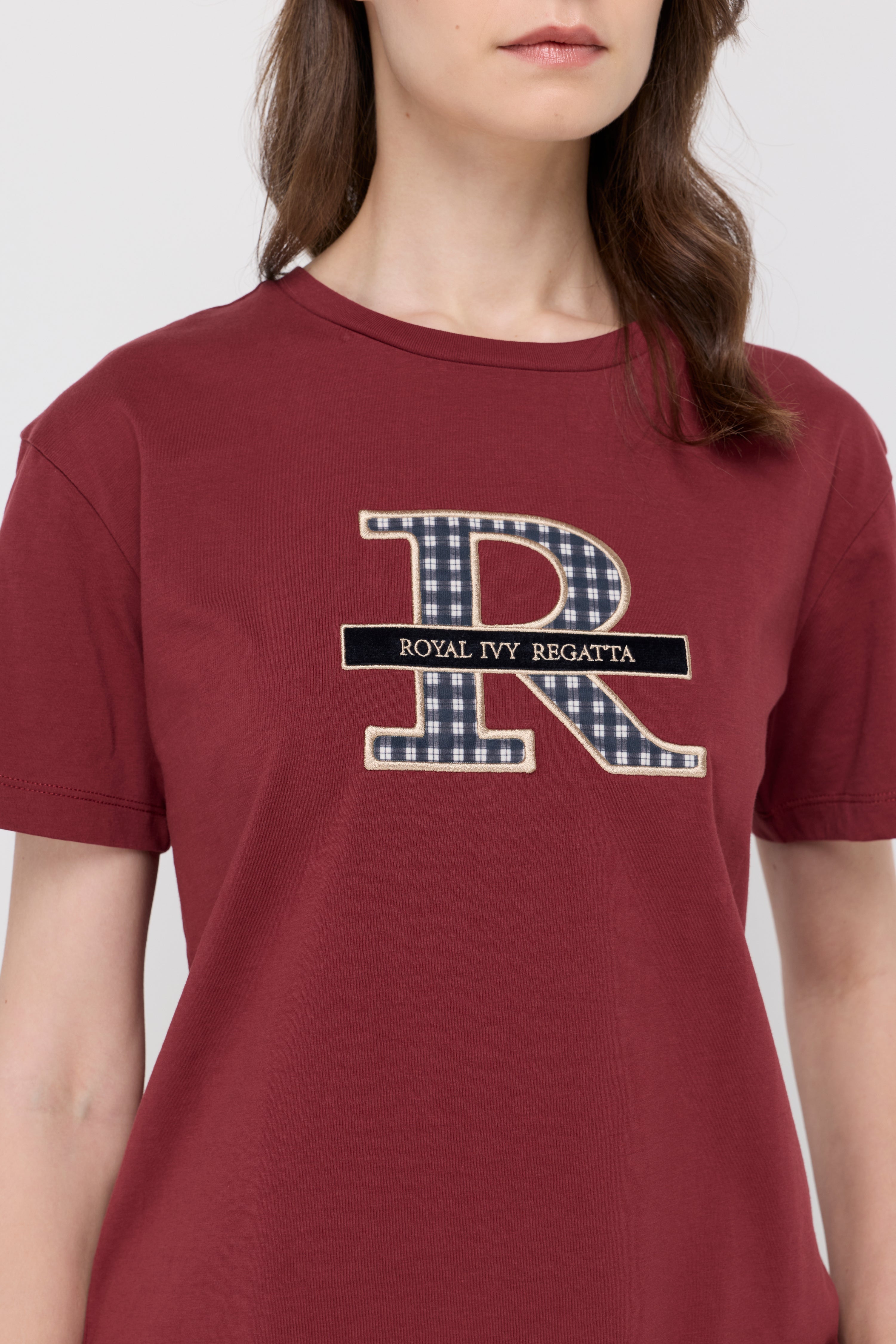 Monogram Graphic Cotton T-Shirt Red