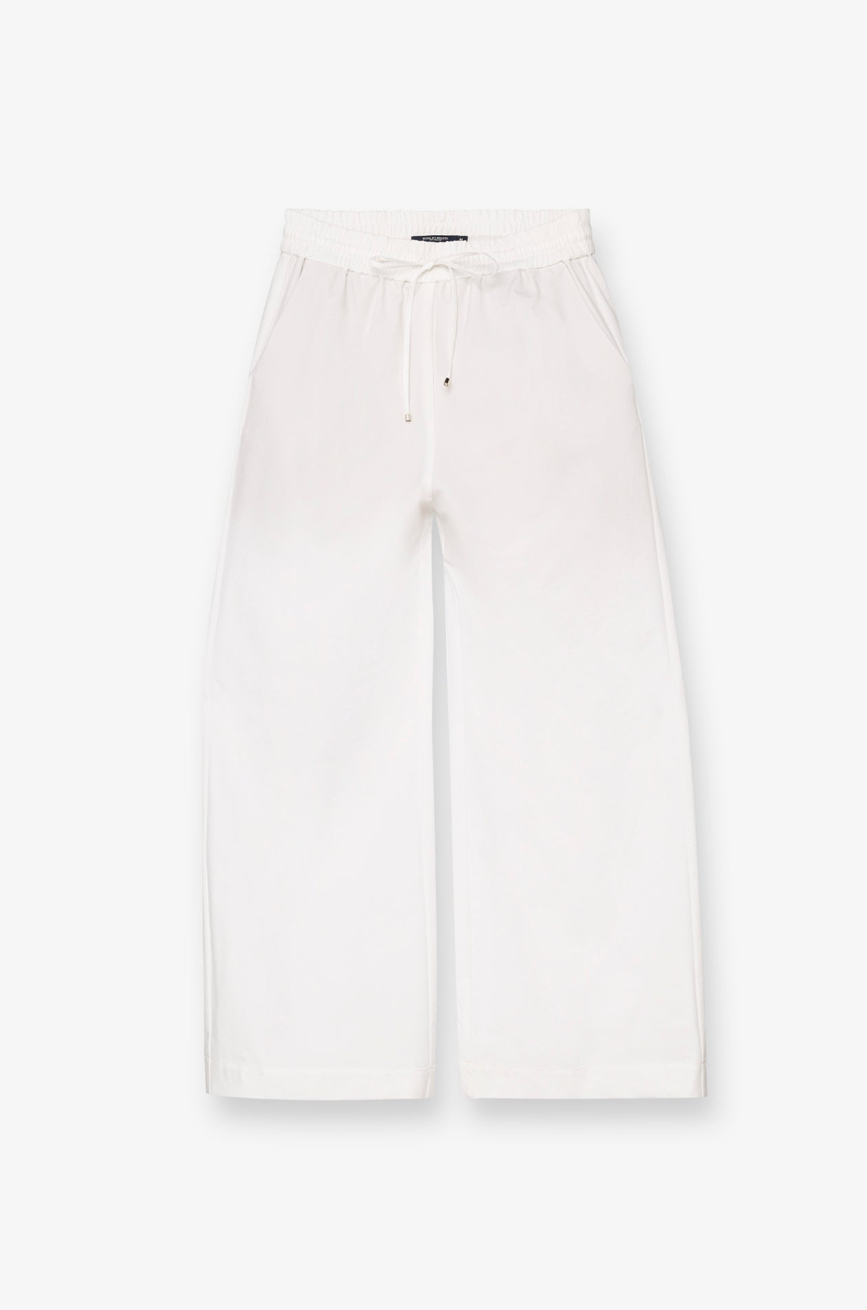Minimalist Wide-Leg Pants Off-White