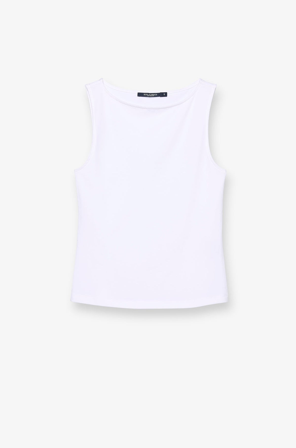 Essential Sleeveless Knit Top White